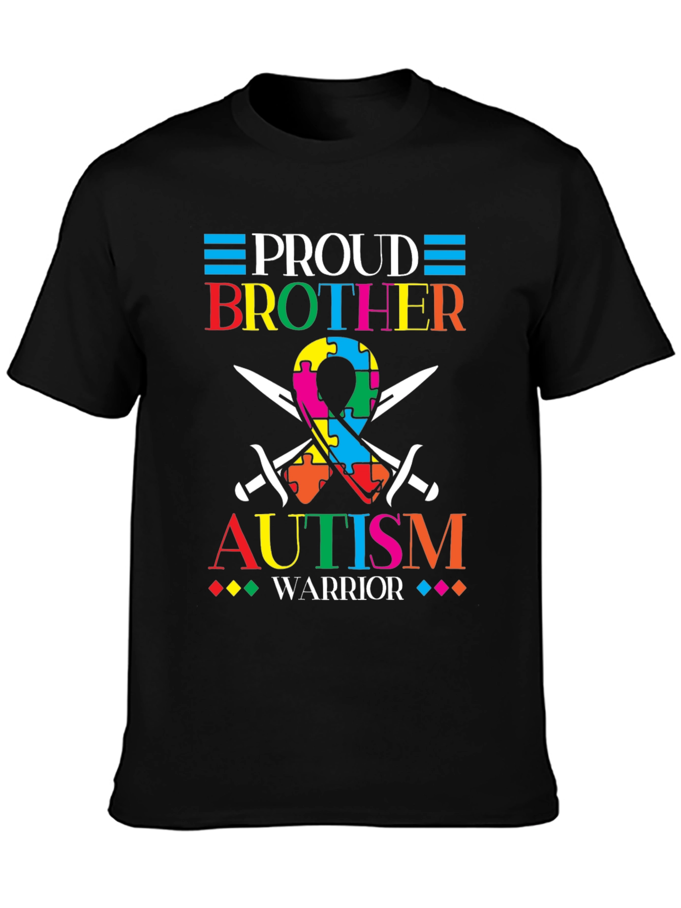 Proud Brother Autism Warrior T-Shirt
