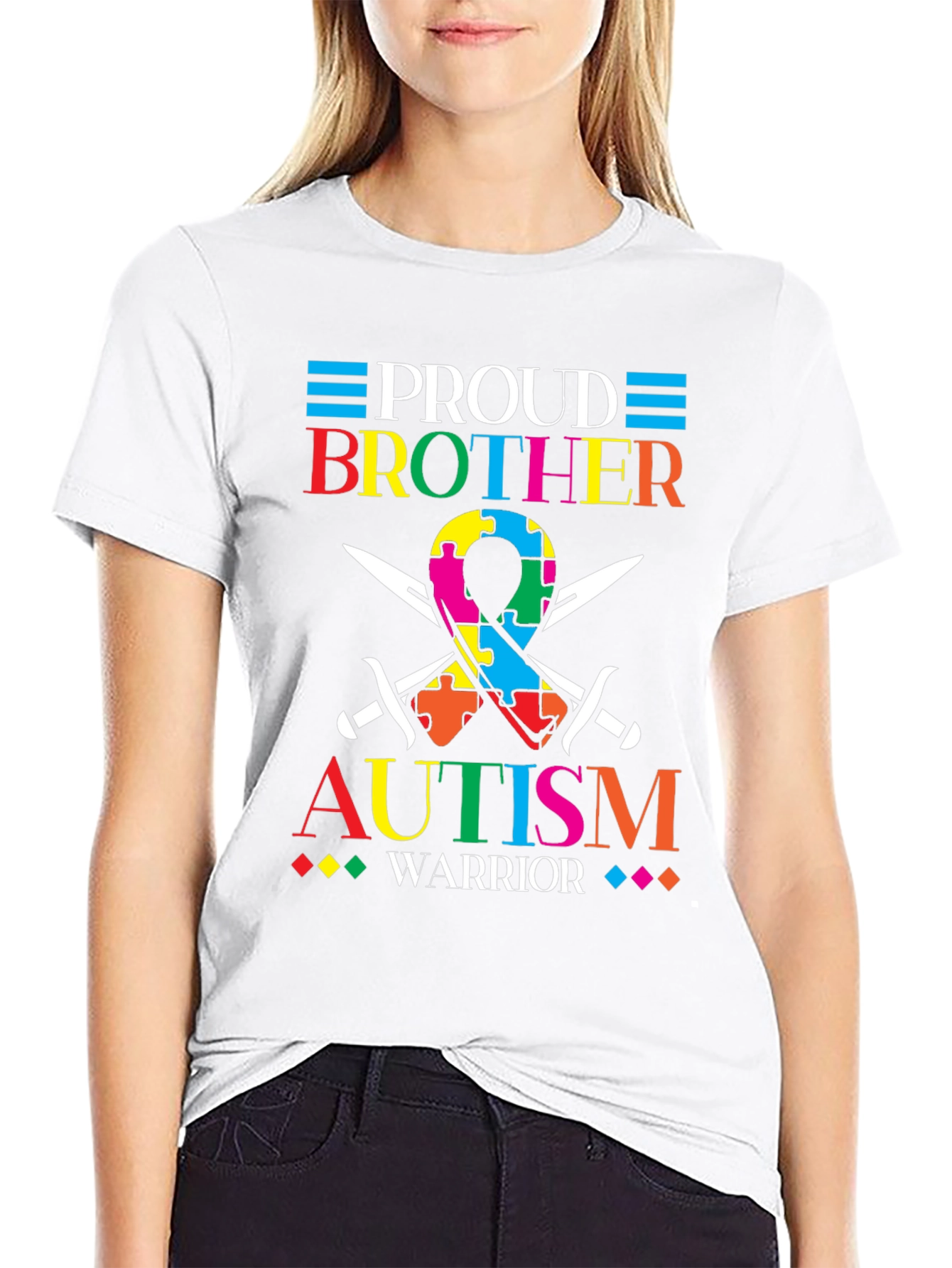 Proud Brother Autism Warrior T-Shirt
