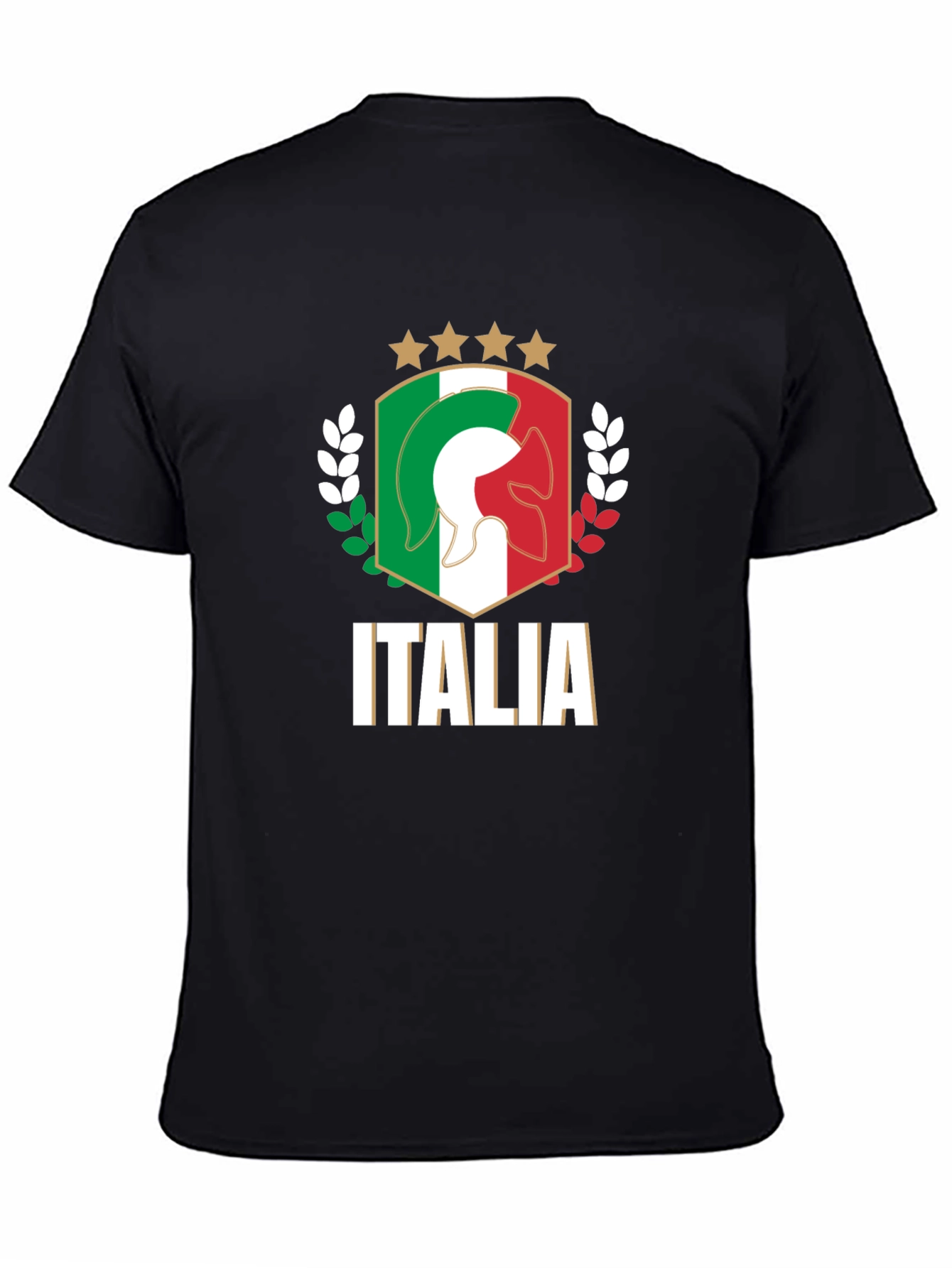 Italia T-Shirt Black Italian Pride