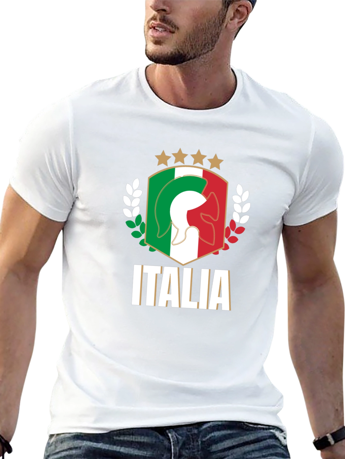 Italia T-Shirt Black Italian Pride