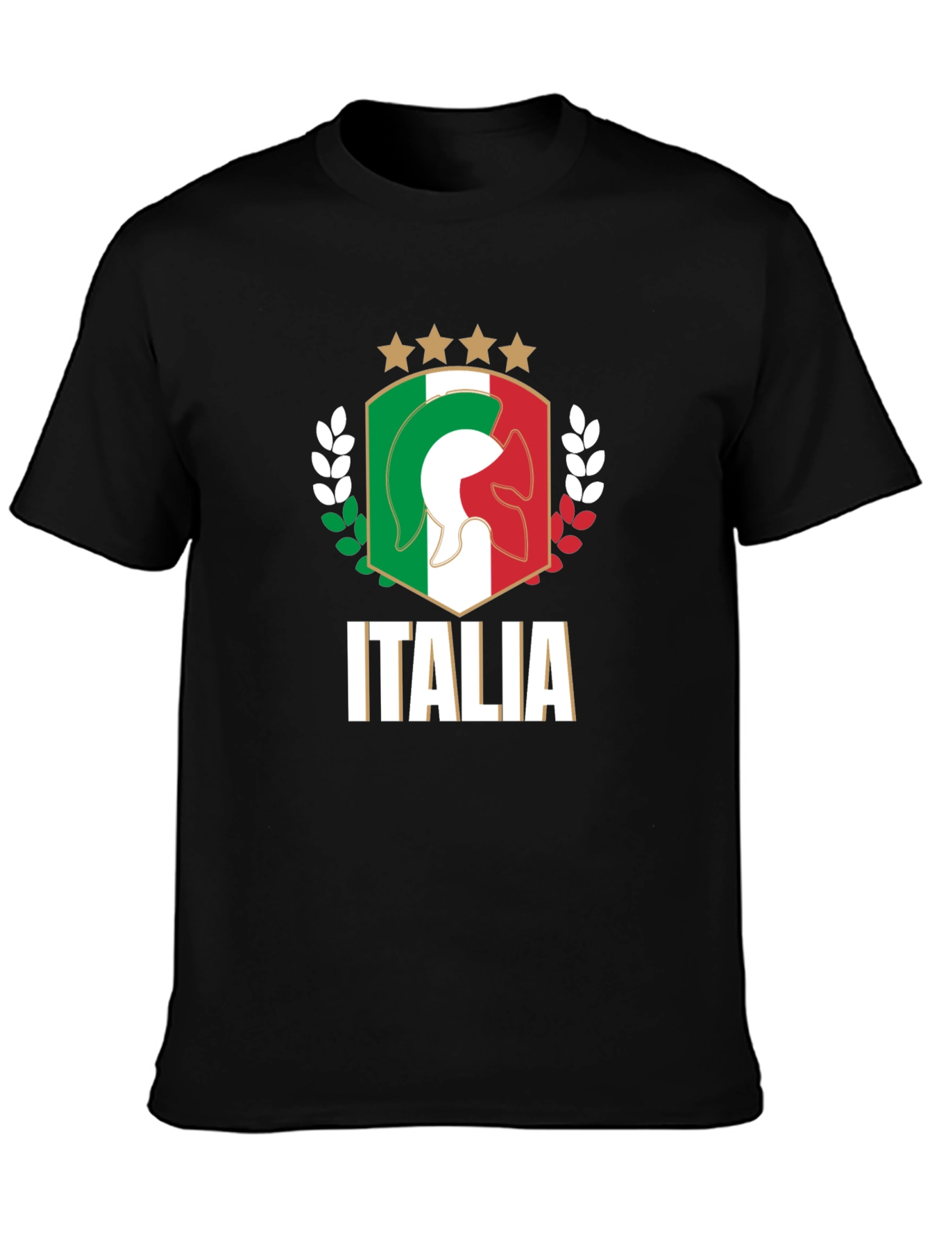 Italia T-Shirt Black Italian Pride