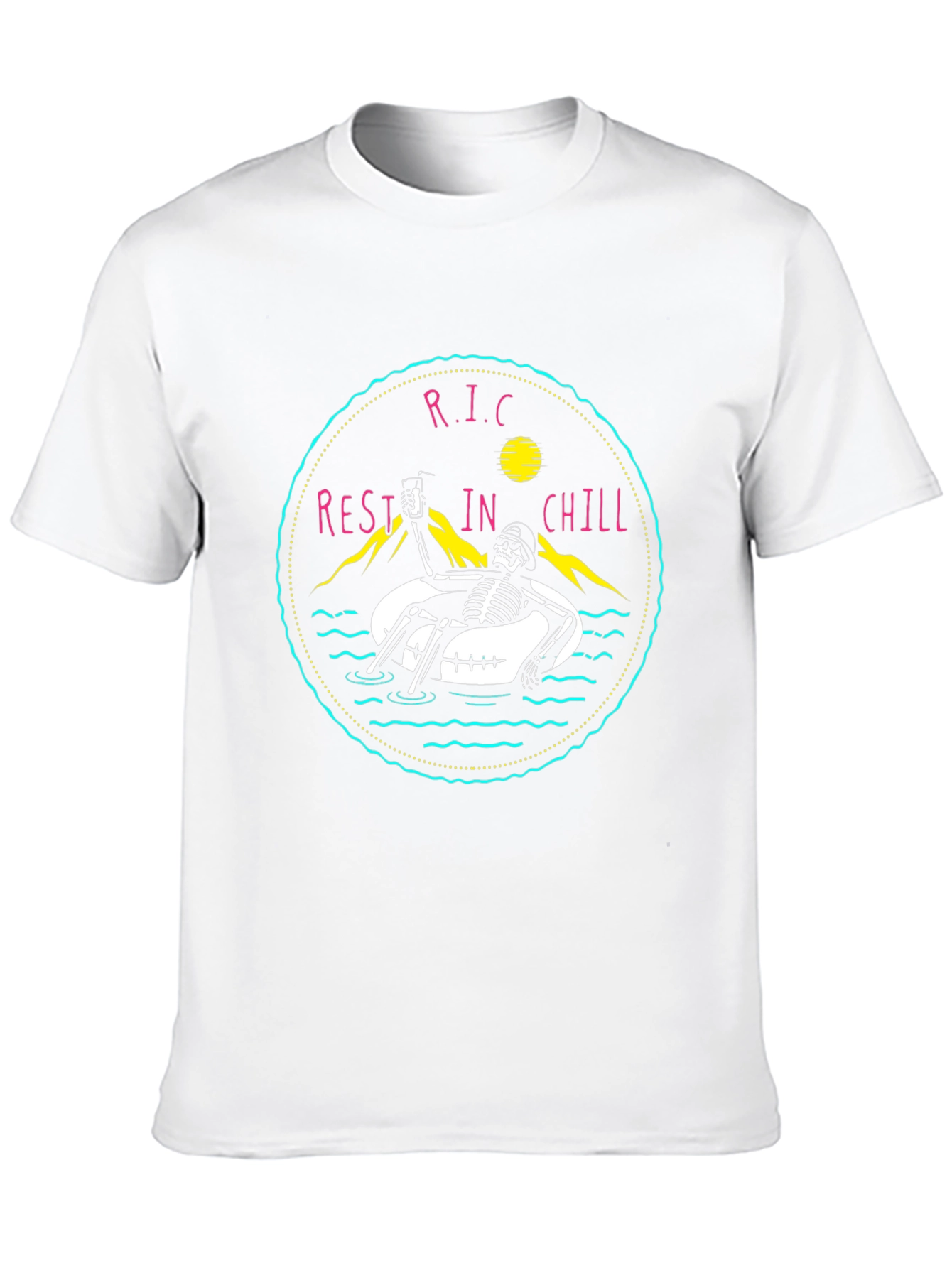 Rest in Chill T-Shirt - Skeleton Summer Vibes
