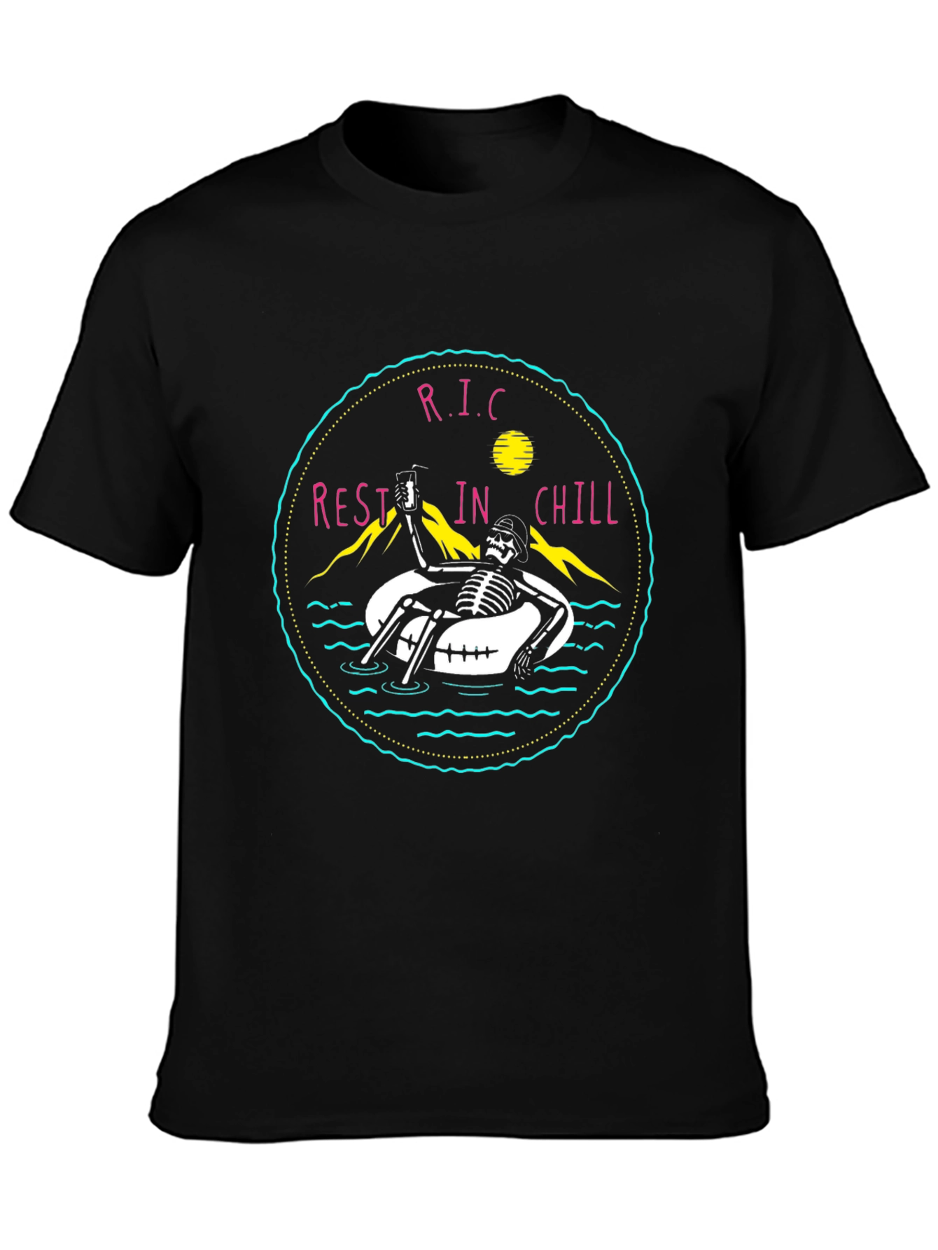 Rest in Chill T-Shirt - Skeleton Summer Vibes