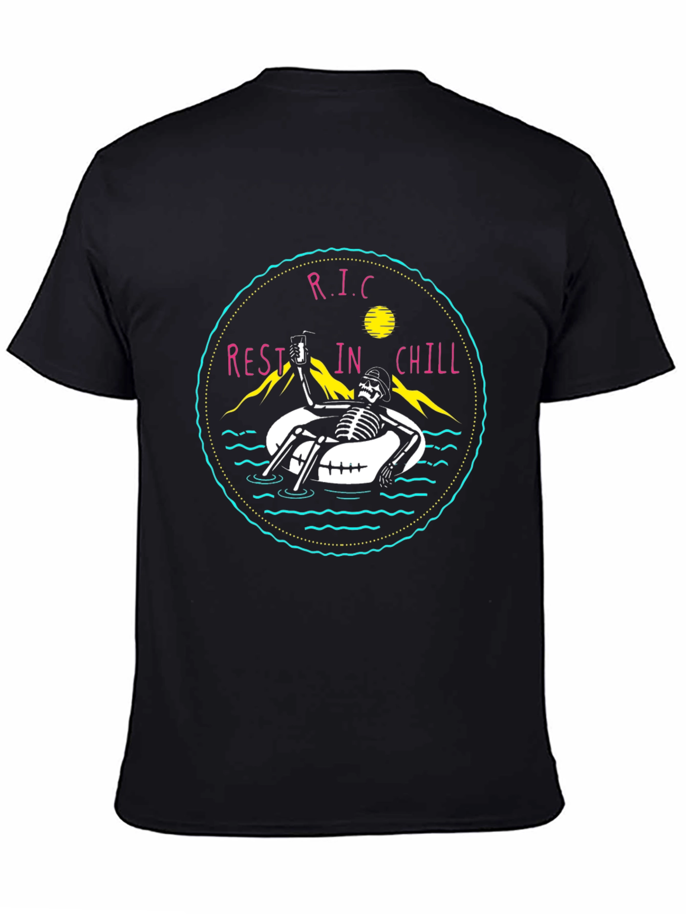 Rest in Chill T-Shirt - Skeleton Summer Vibes