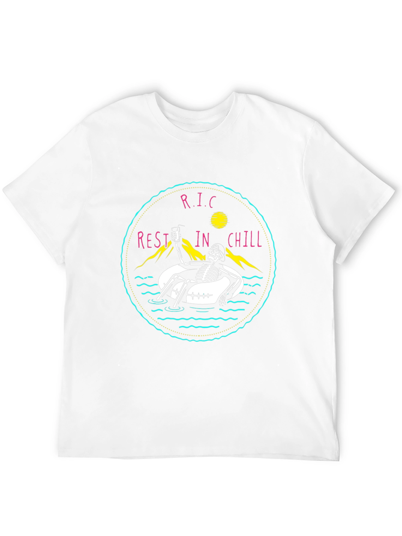 Rest in Chill T-Shirt - Skeleton Summer Vibes