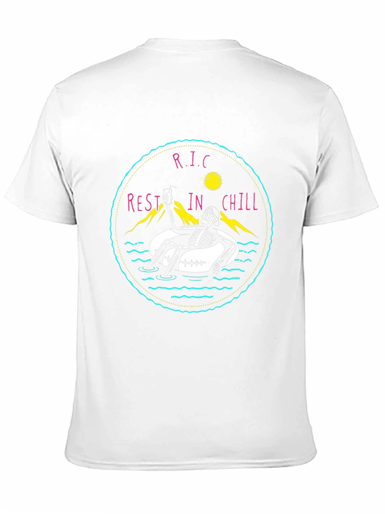 Rest in Chill T-Shirt - Skeleton Summer Vibes