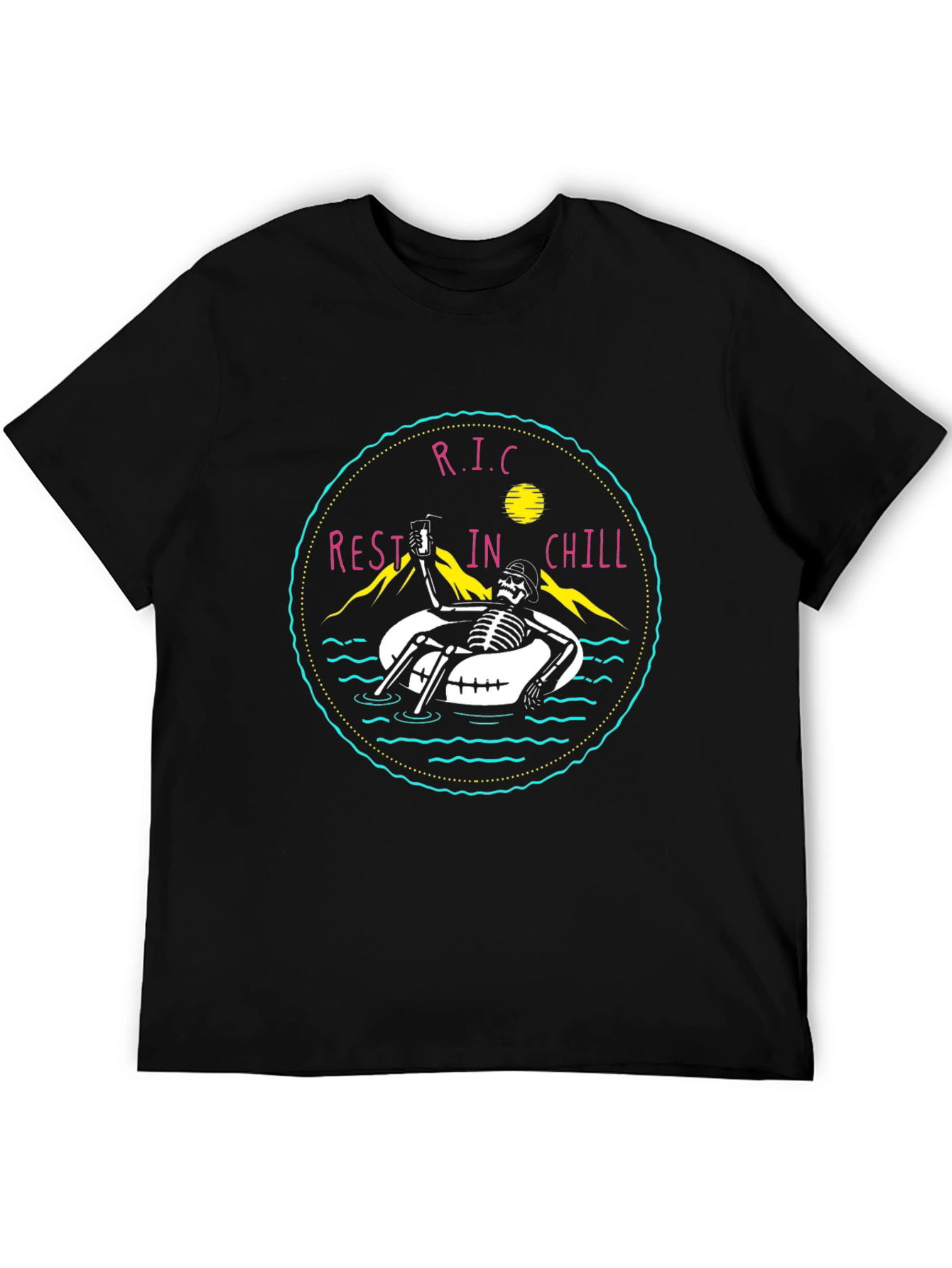 Rest in Chill T-Shirt - Skeleton Summer Vibes