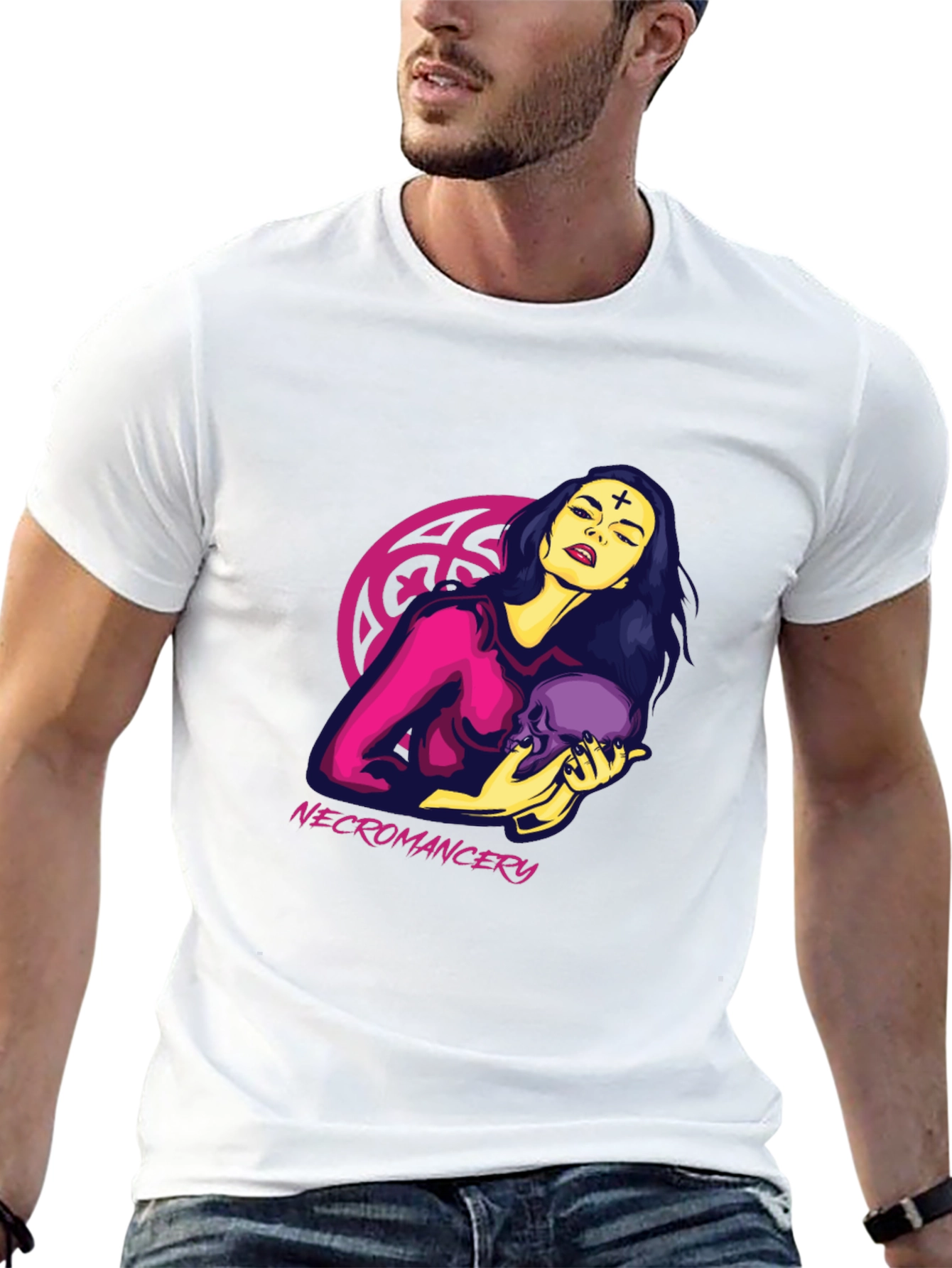 Necromancy Graphic Tee - Dark & Edgy Style