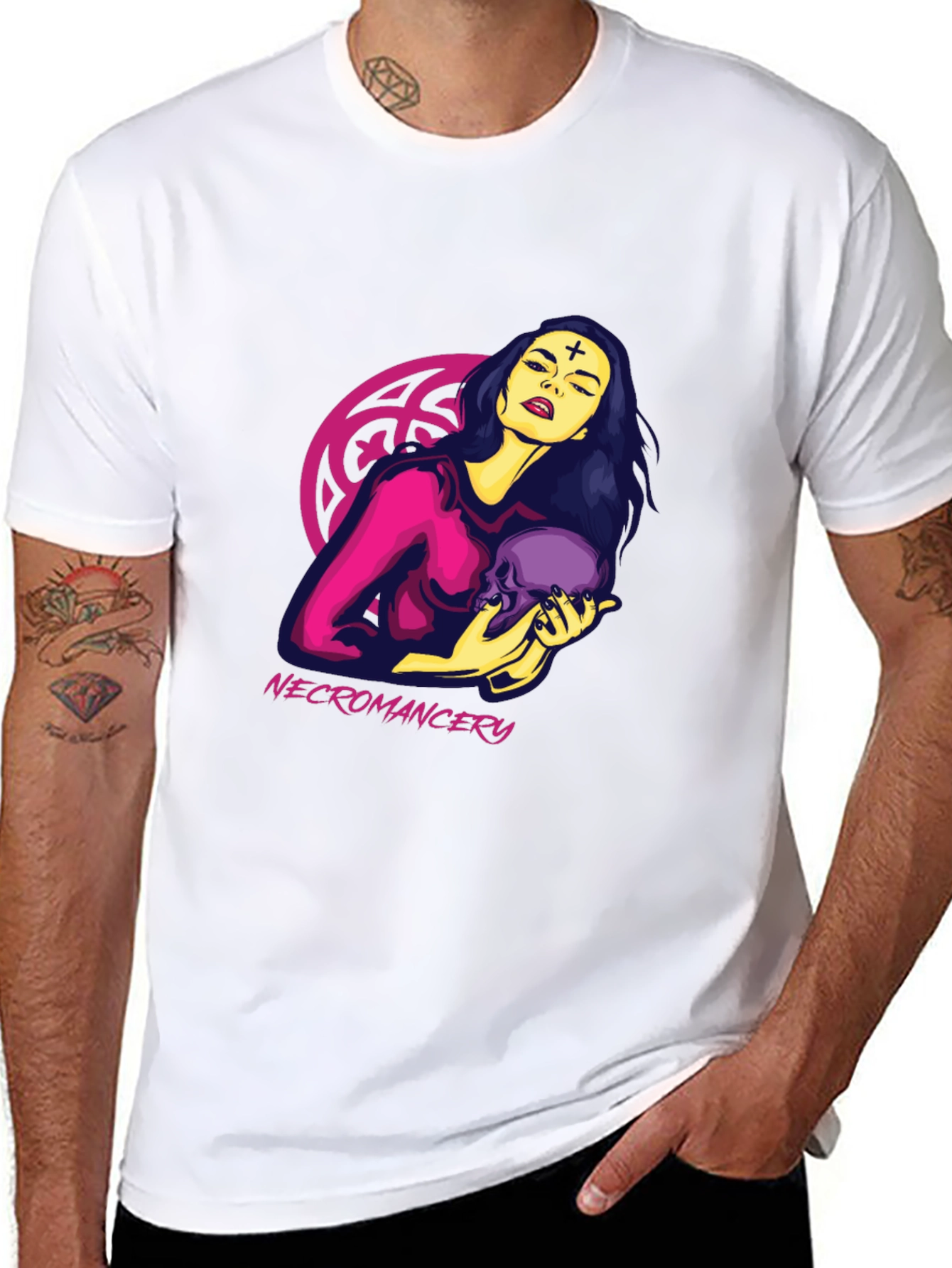 Necromancy Graphic Tee - Dark & Edgy Style