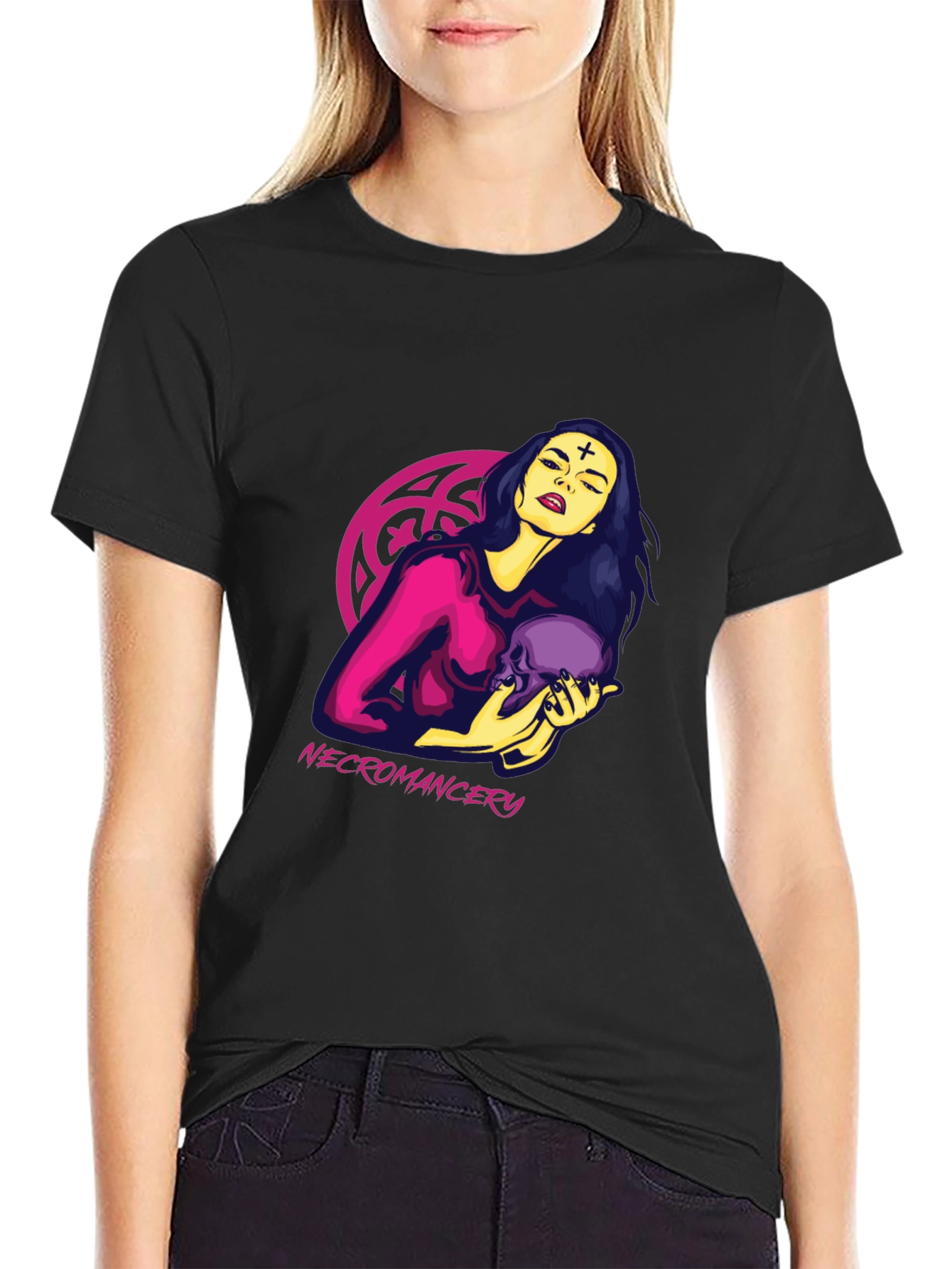 Necromancy Graphic Tee - Dark & Edgy Style