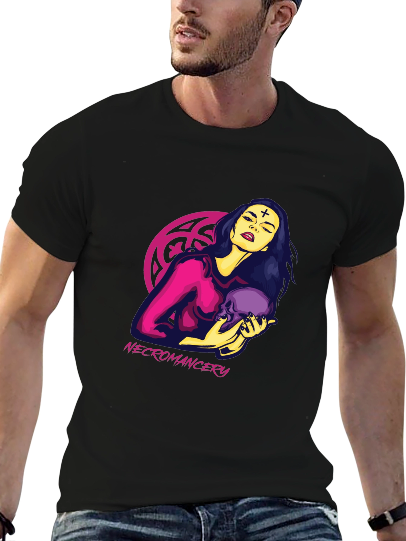 Necromancy Graphic Tee - Dark & Edgy Style