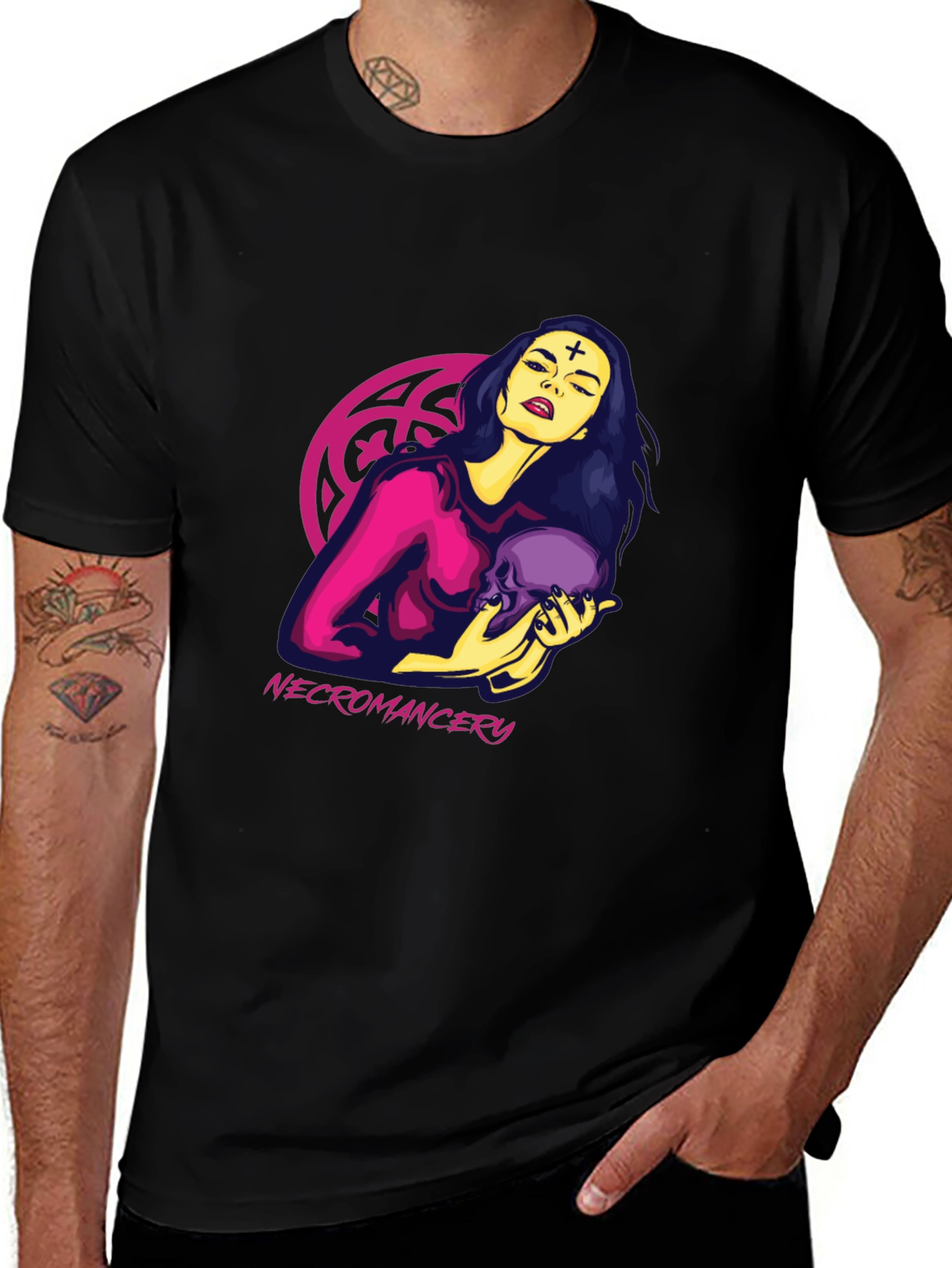 Necromancy Graphic Tee - Dark & Edgy Style