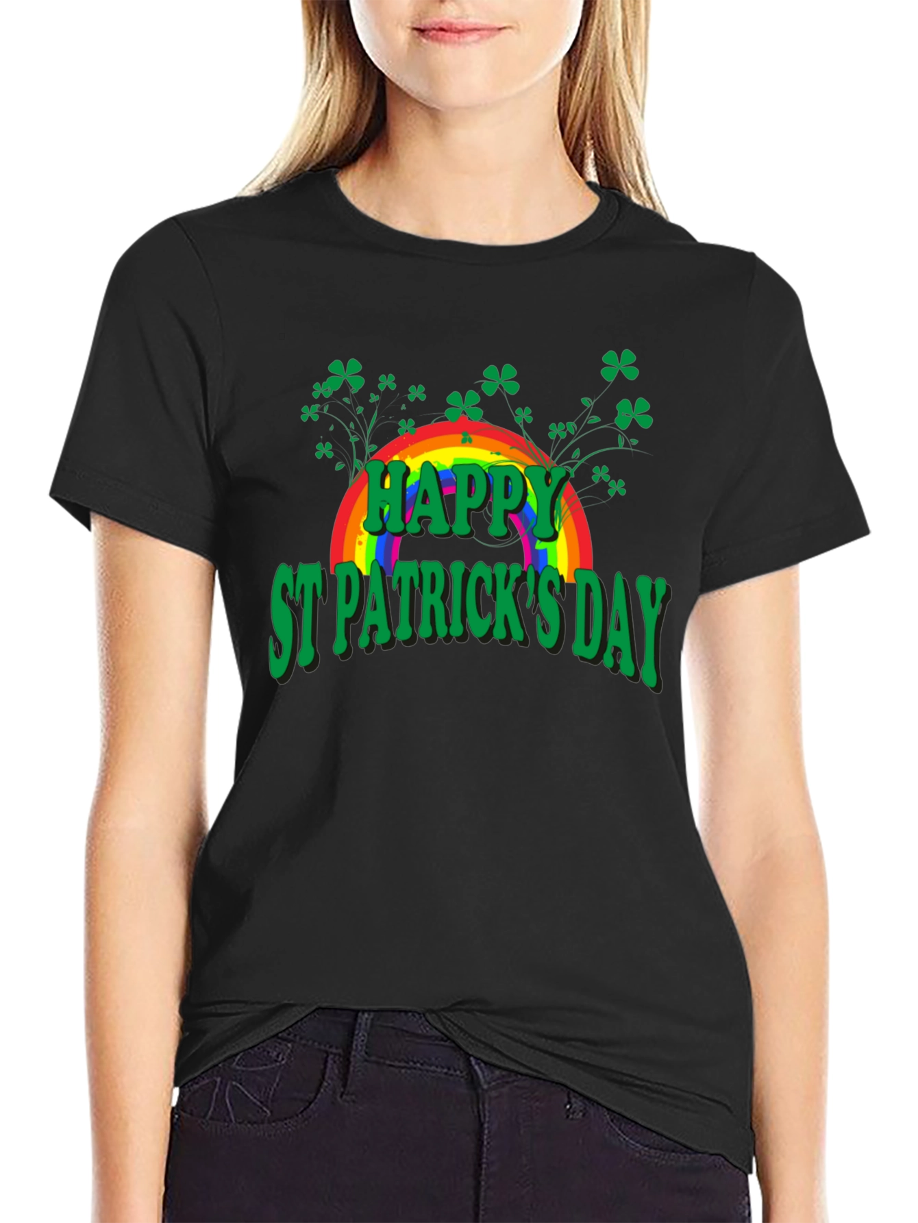 St. Patricks Day Rainbow Tee