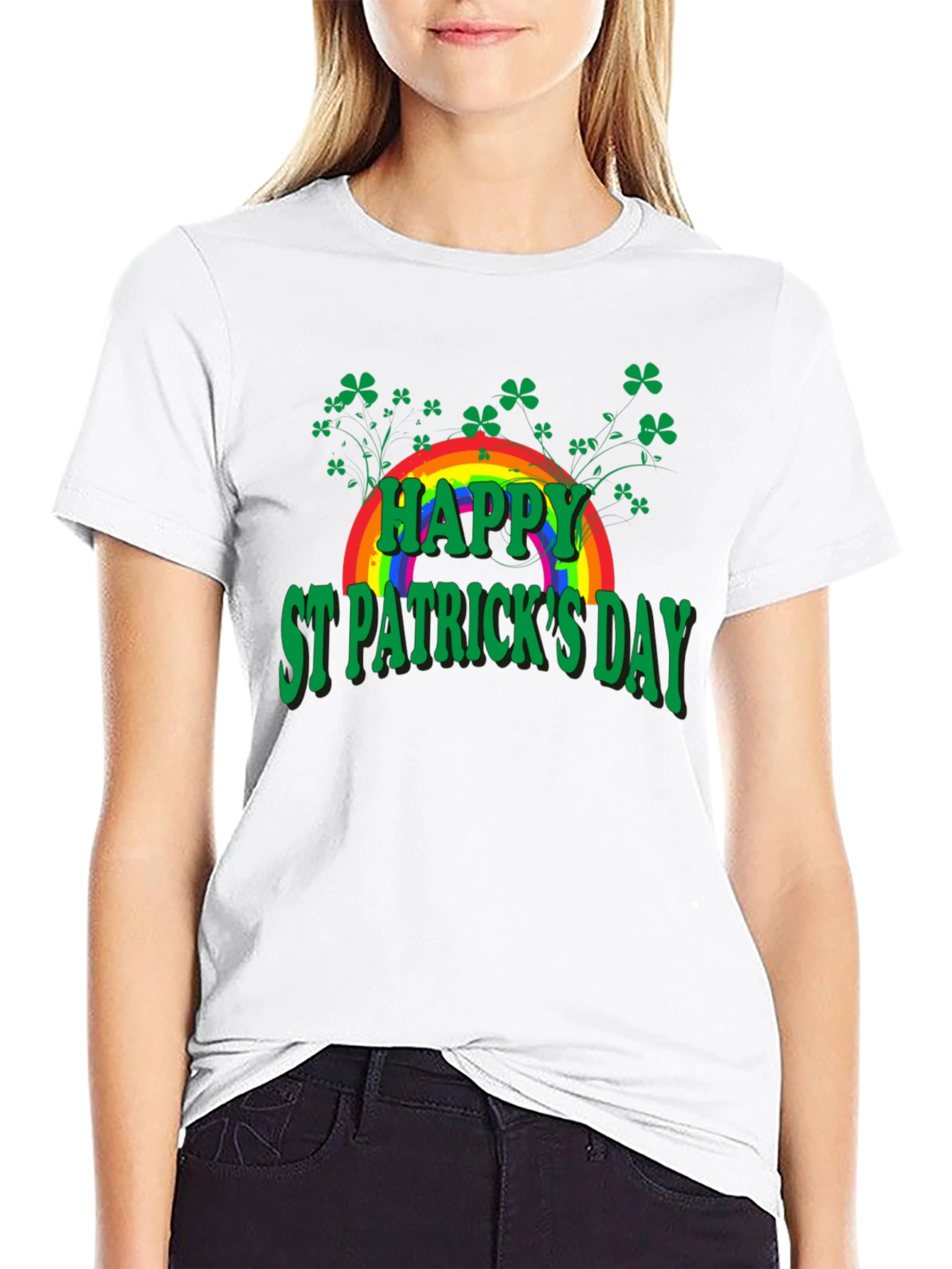 St. Patricks Day Rainbow Tee