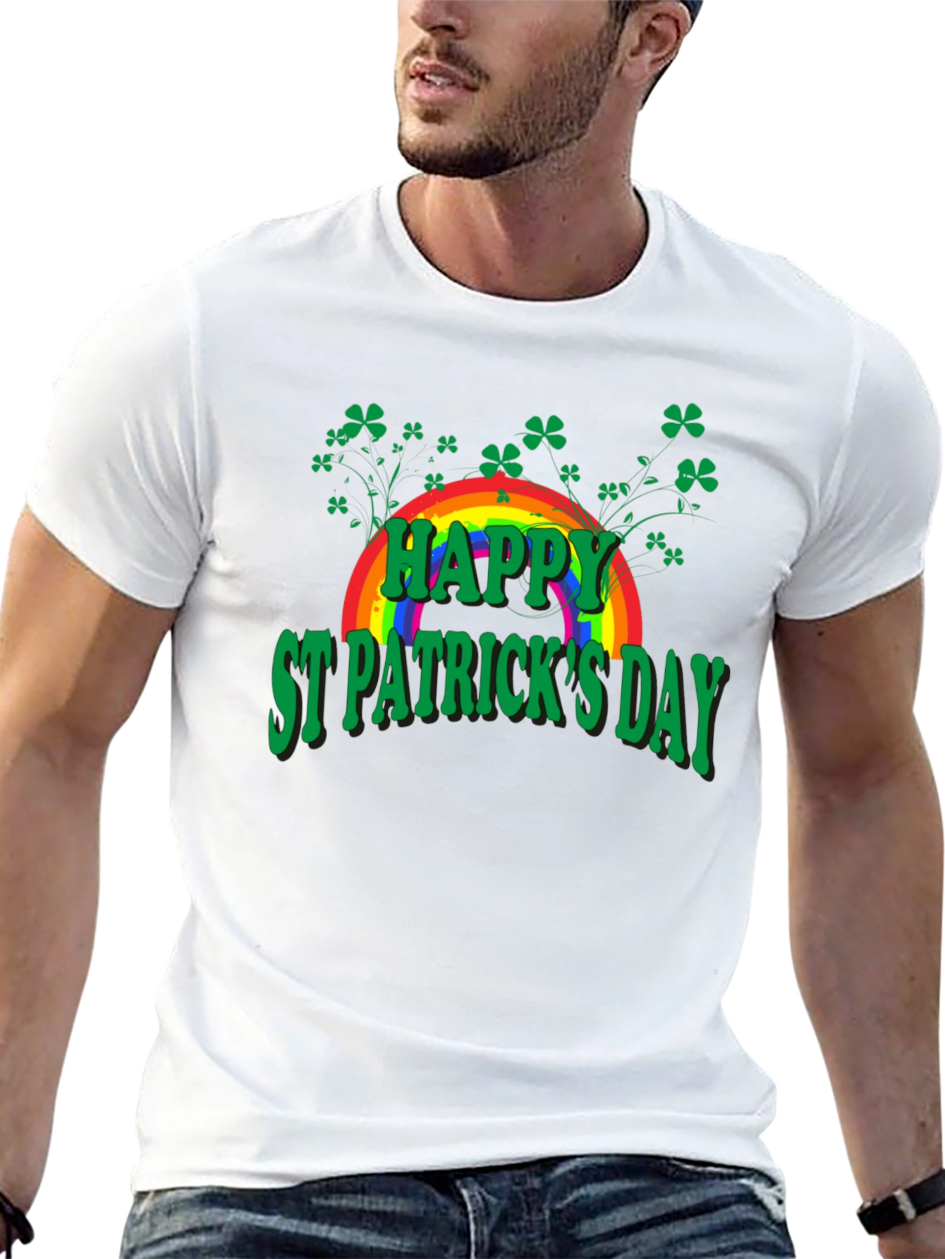 St. Patricks Day Rainbow Tee