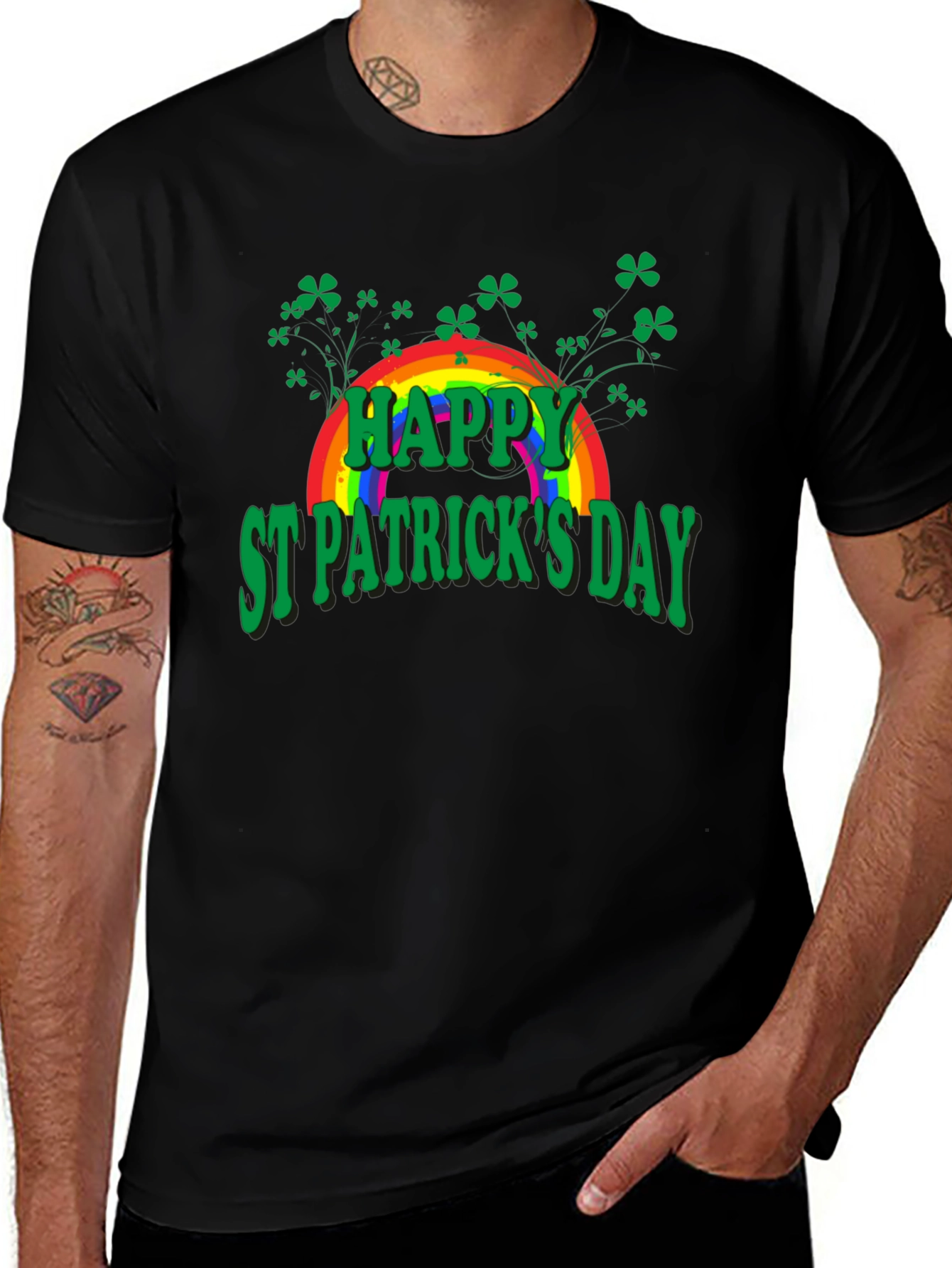 St. Patricks Day Rainbow Tee