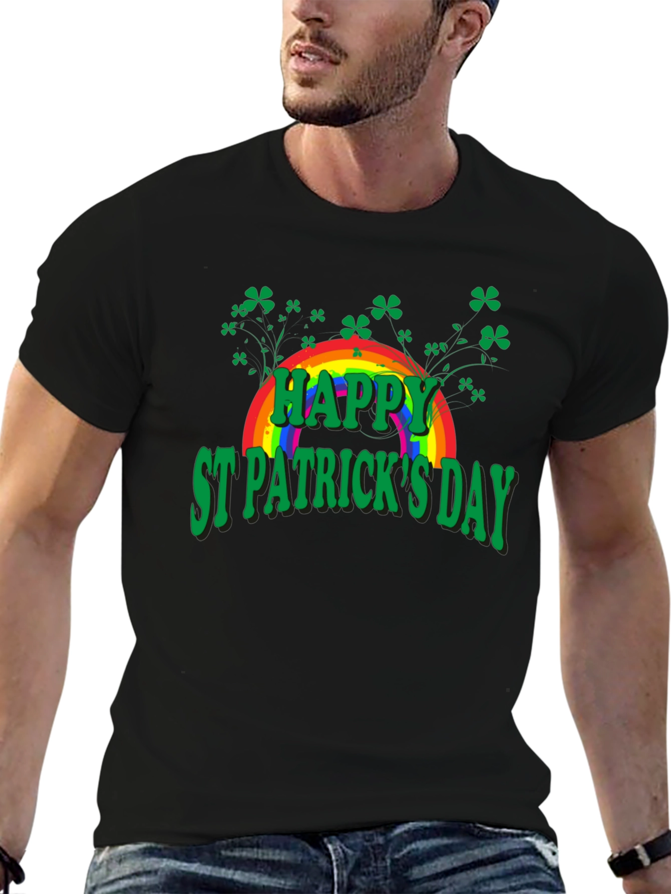St. Patricks Day Rainbow Tee