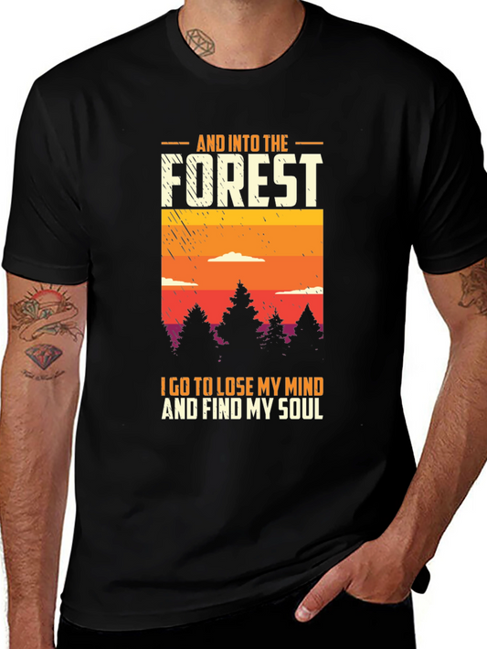 Into the Forest Graphic Tee - Nature Lovers T-Shirt