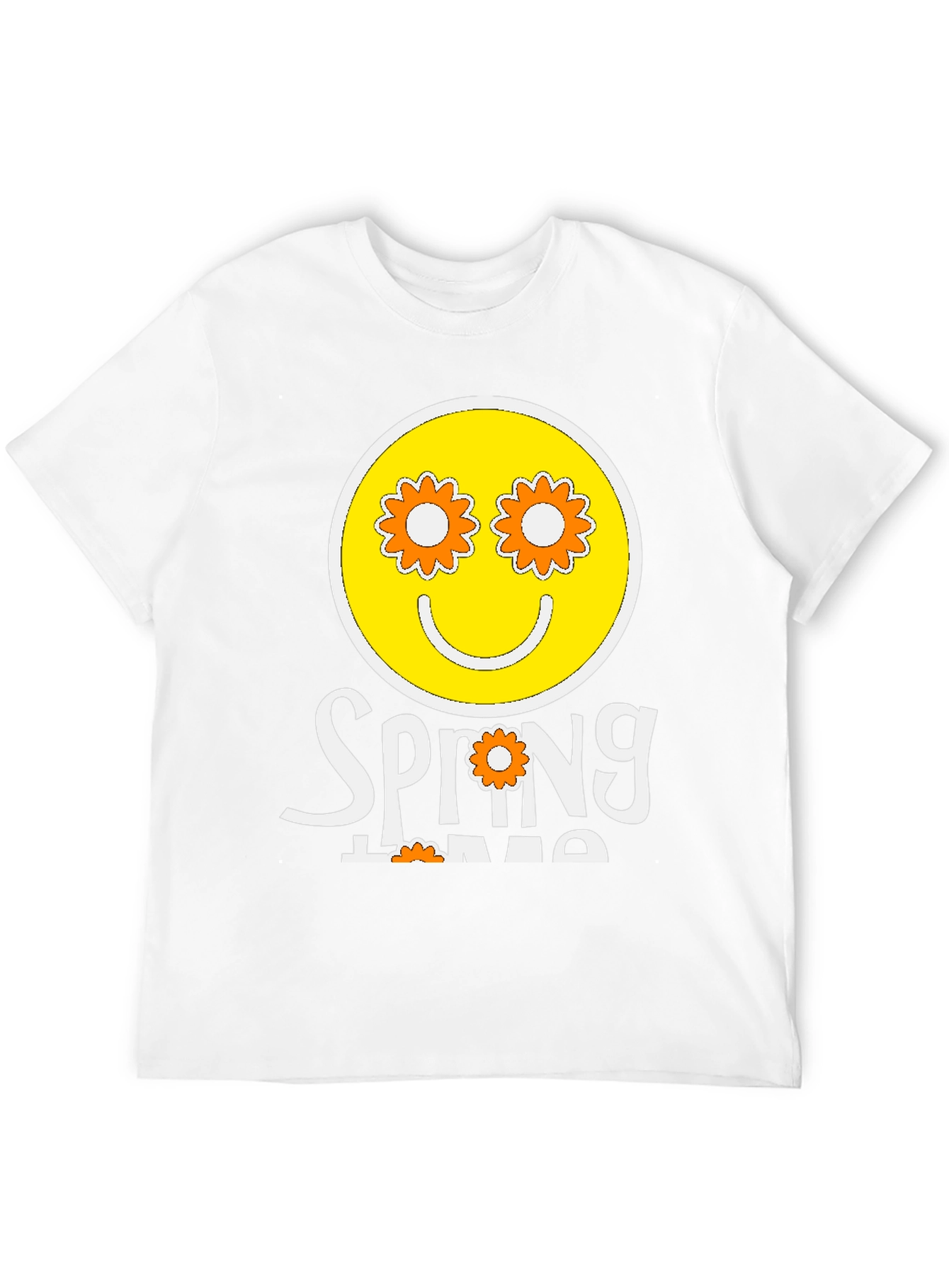 Retro Spring Time Flower Graphic T-Shirt