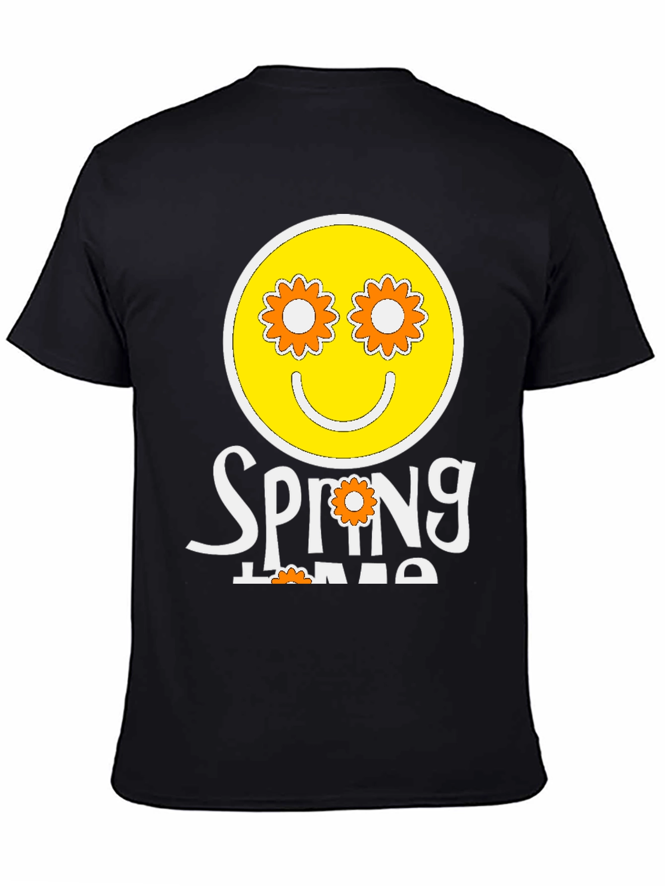 Retro Spring Time Flower Graphic T-Shirt