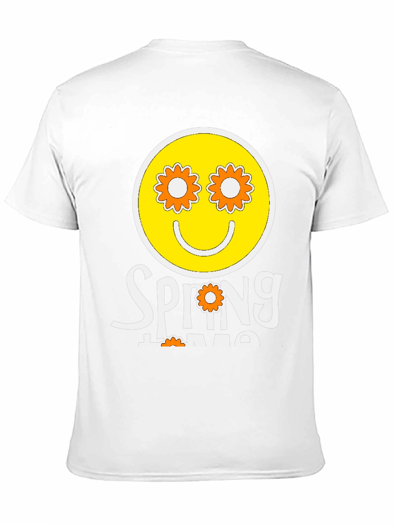 Retro Spring Time Flower Graphic T-Shirt