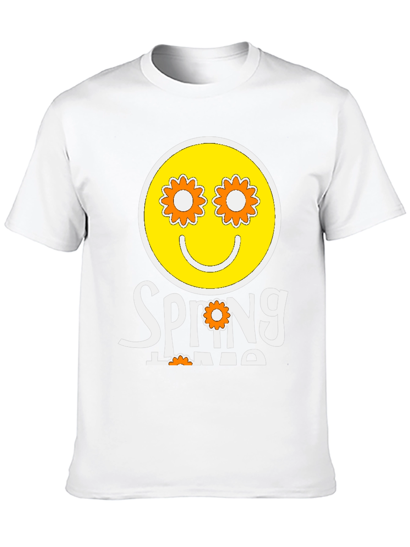 Retro Spring Time Flower Graphic T-Shirt