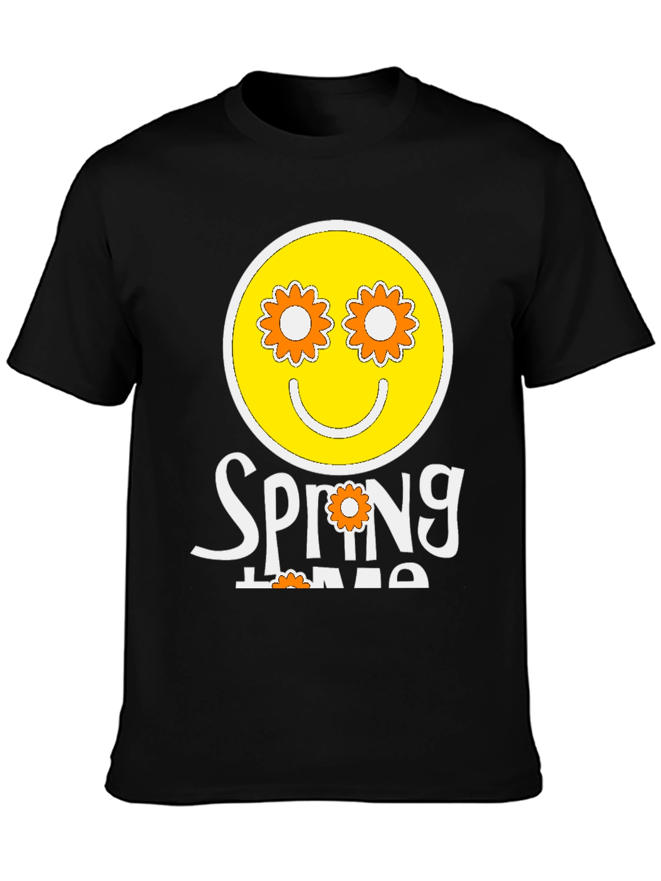 Retro Spring Time Flower Graphic T-Shirt