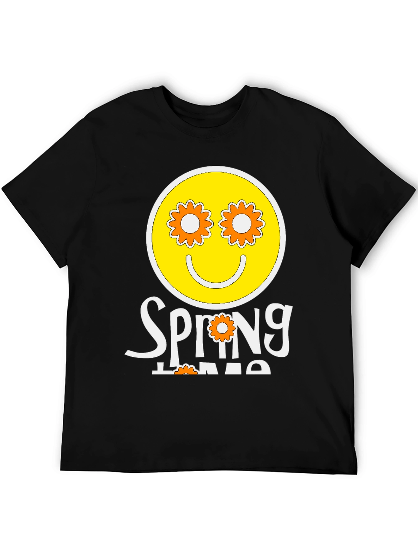 Retro Spring Time Flower Graphic T-Shirt