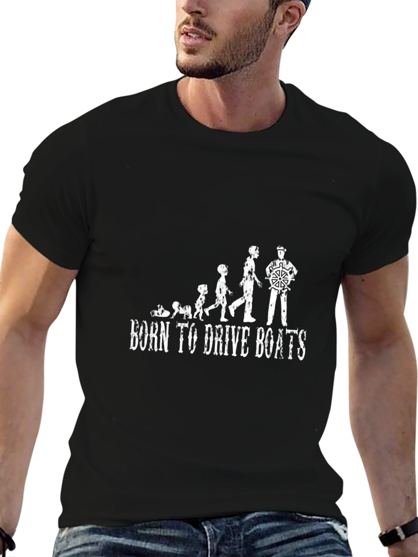Born to Drive Boats T-Shirt Nautical Evolution