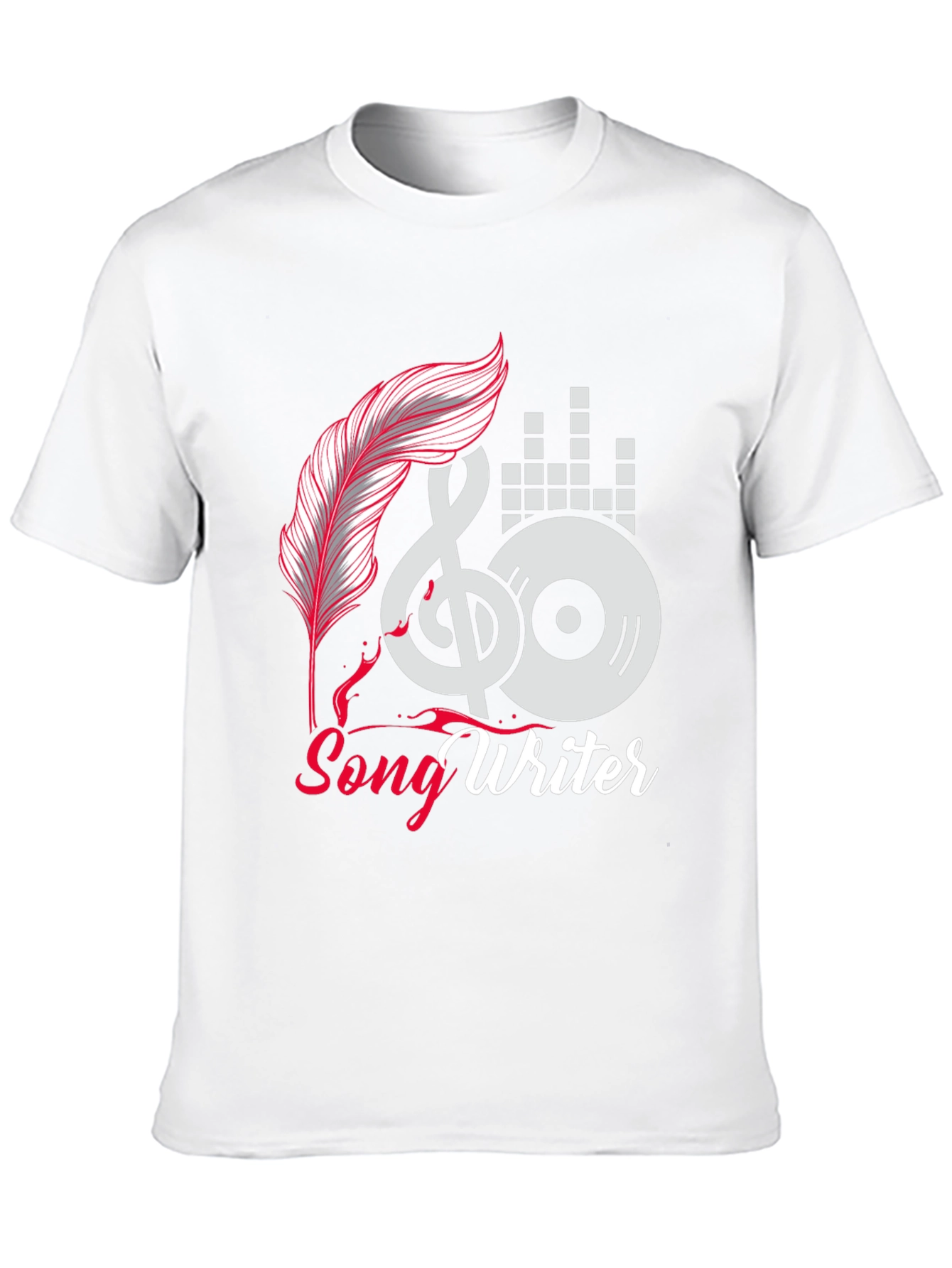 Songwriter Themed Graphic T-Shirt