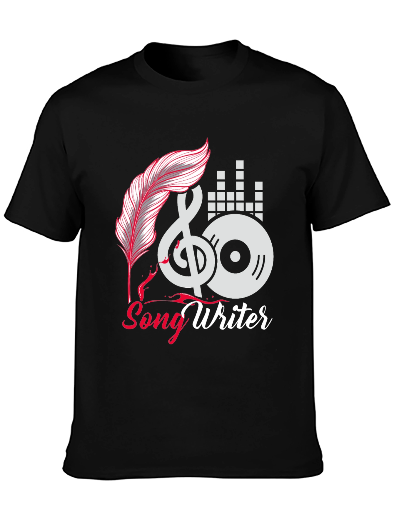 Songwriter Themed Graphic T-Shirt