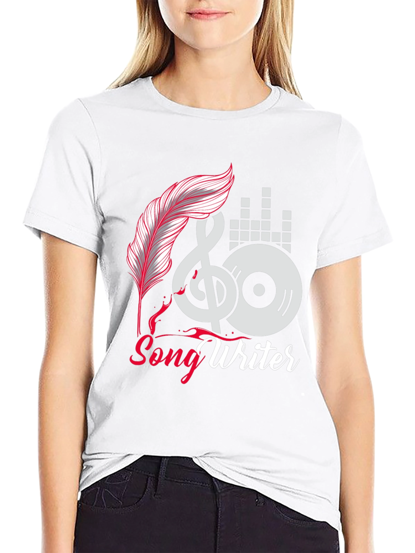 Songwriter Themed Graphic T-Shirt