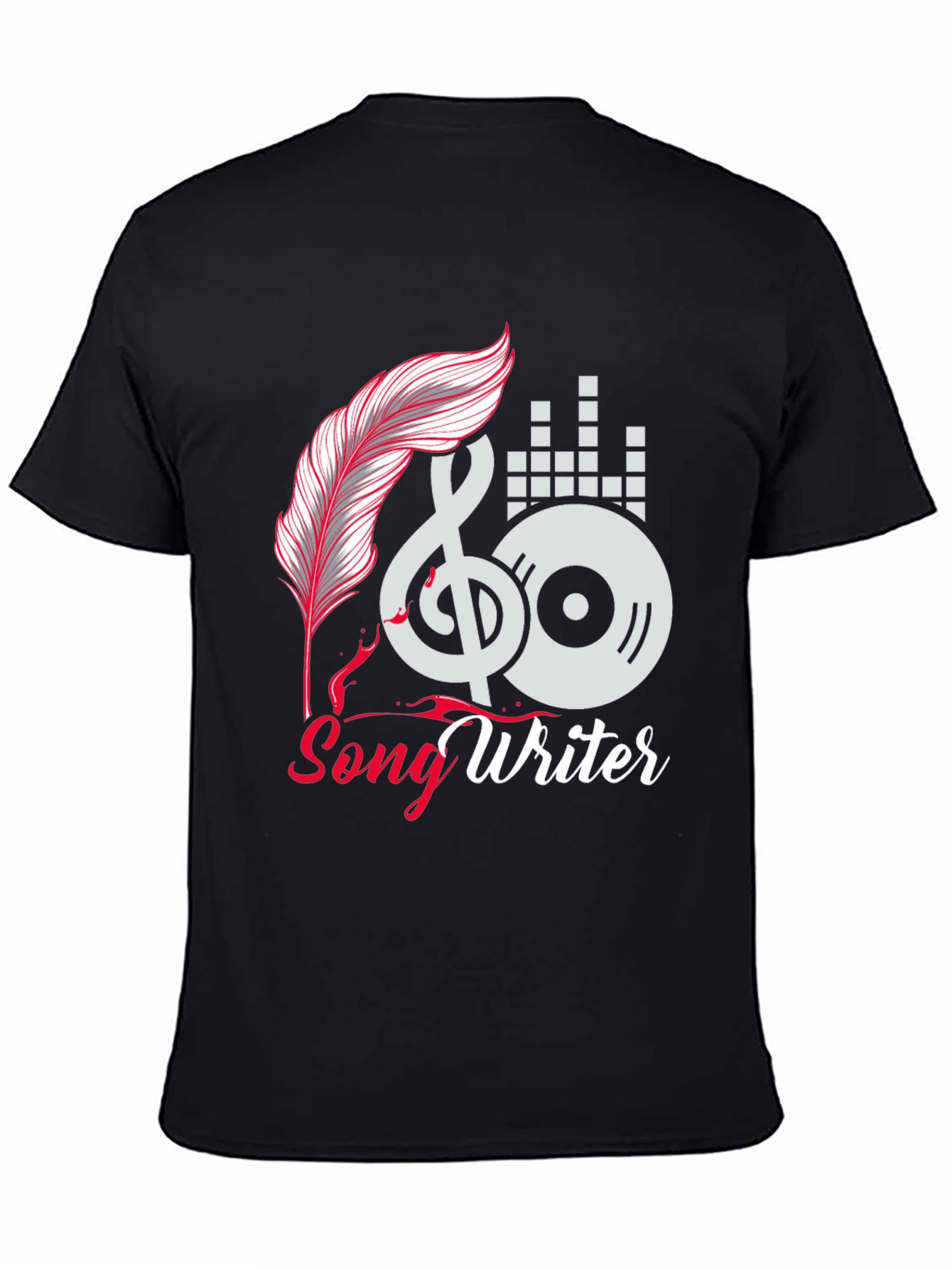 Songwriter Themed Graphic T-Shirt
