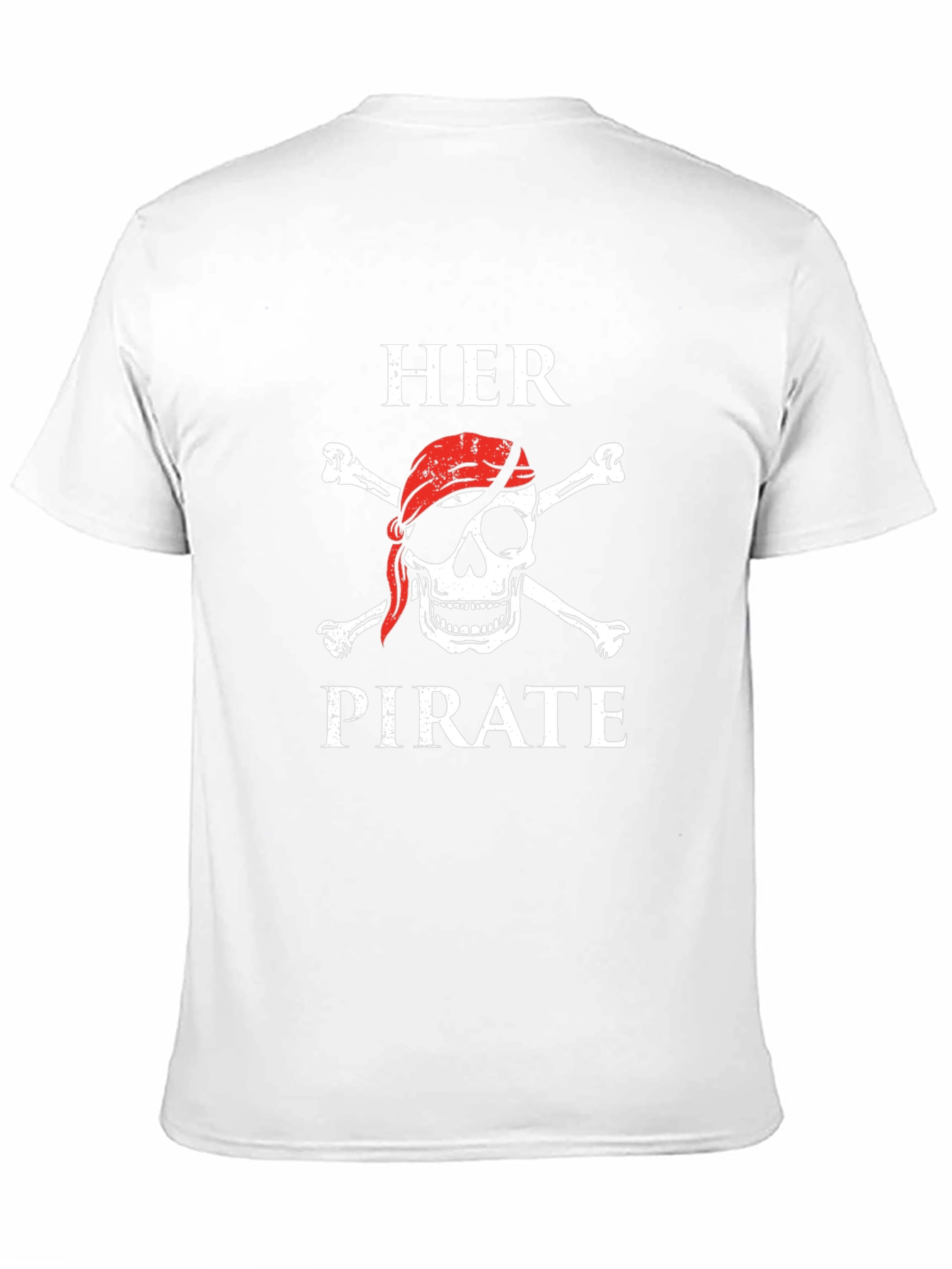 Her Pirate Skull & Crossbones Black T-Shirt