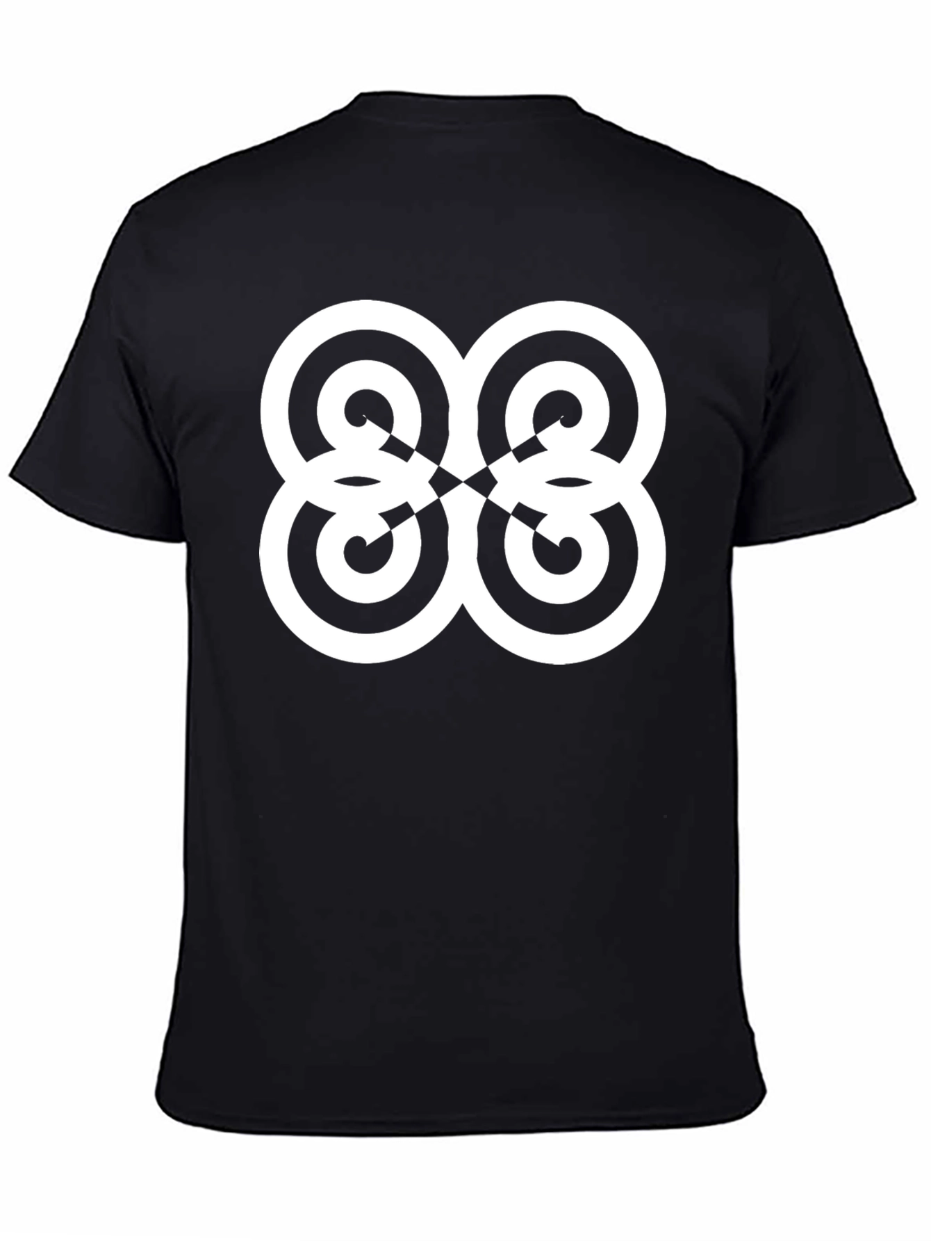 Adinkra Symbol Graphic Black T-Shirt