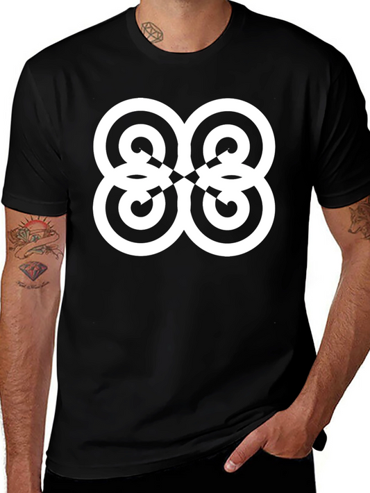 Adinkra Symbol Graphic Black T-Shirt