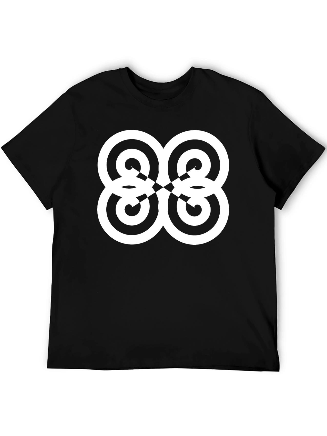 Adinkra Symbol Graphic Black T-Shirt