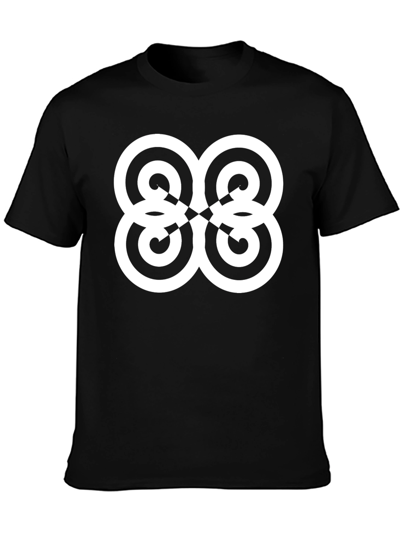 Adinkra Symbol Graphic Black T-Shirt