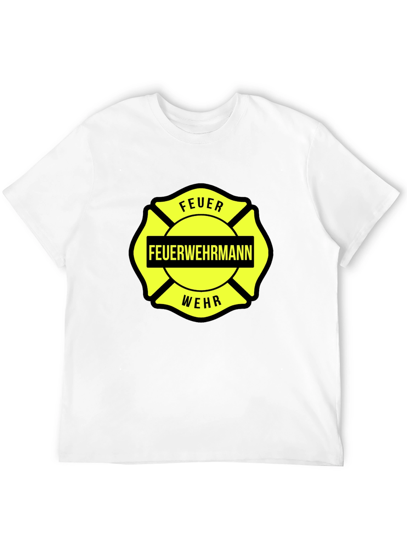 Feuerwehrmann Firefighter Malteser Cross T-Shirt