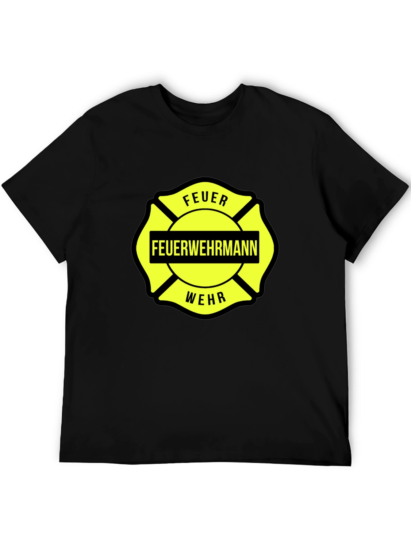 Feuerwehrmann Firefighter Malteser Cross T-Shirt