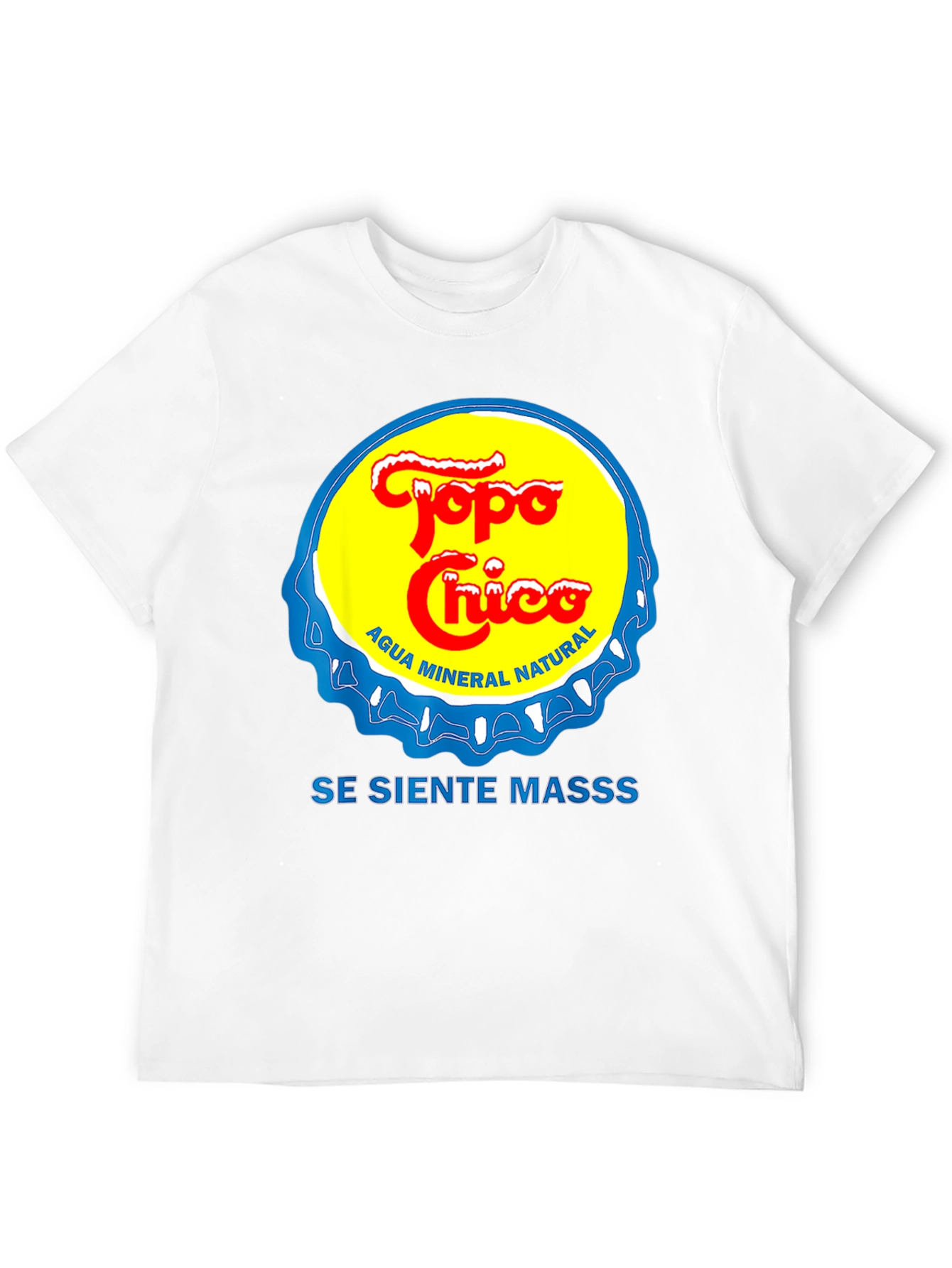 Topo Chico T-Shirt - Se Siente Masss Black Tee