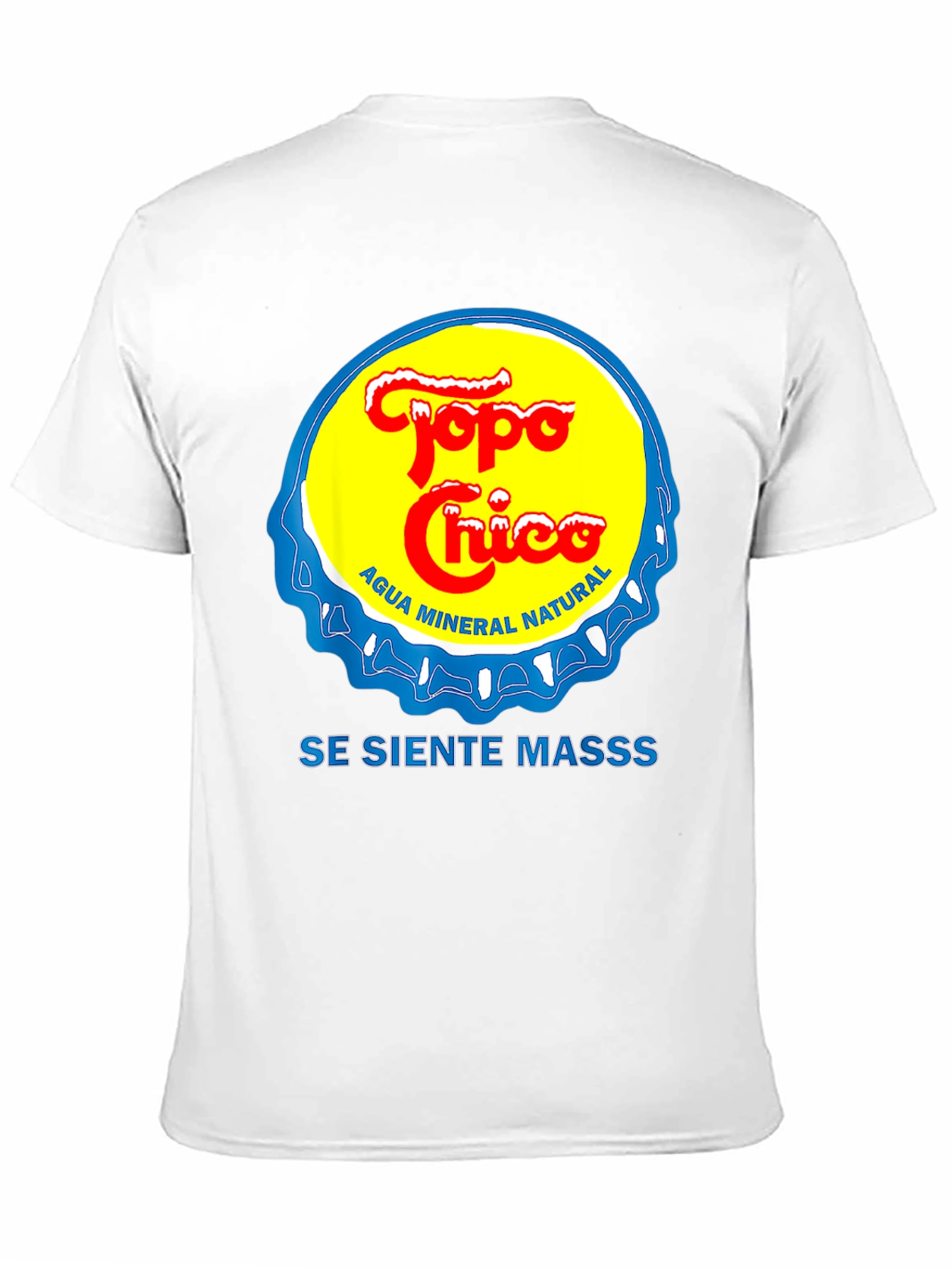 Topo Chico T-Shirt - Se Siente Masss Black Tee