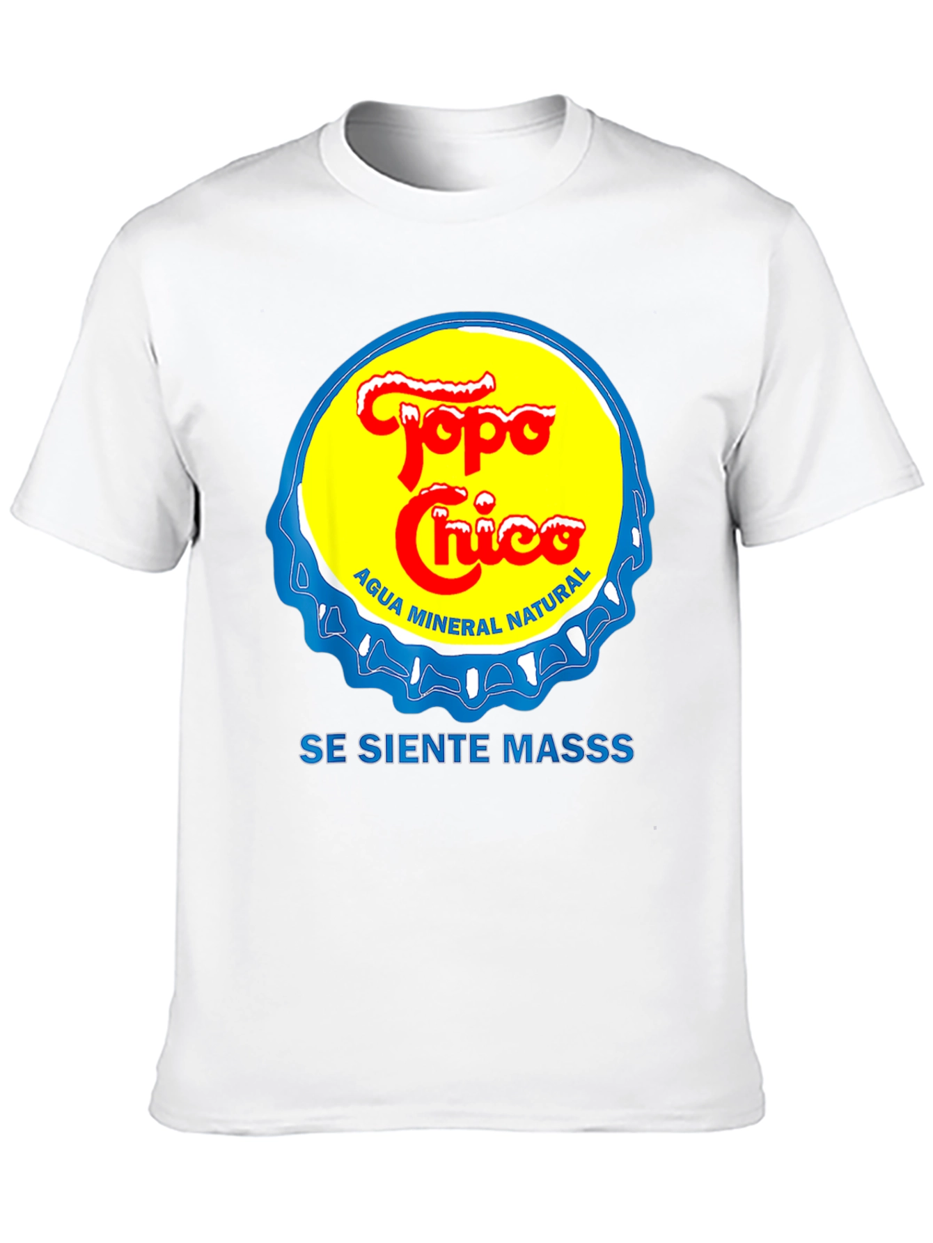 Topo Chico T-Shirt - Se Siente Masss Black Tee