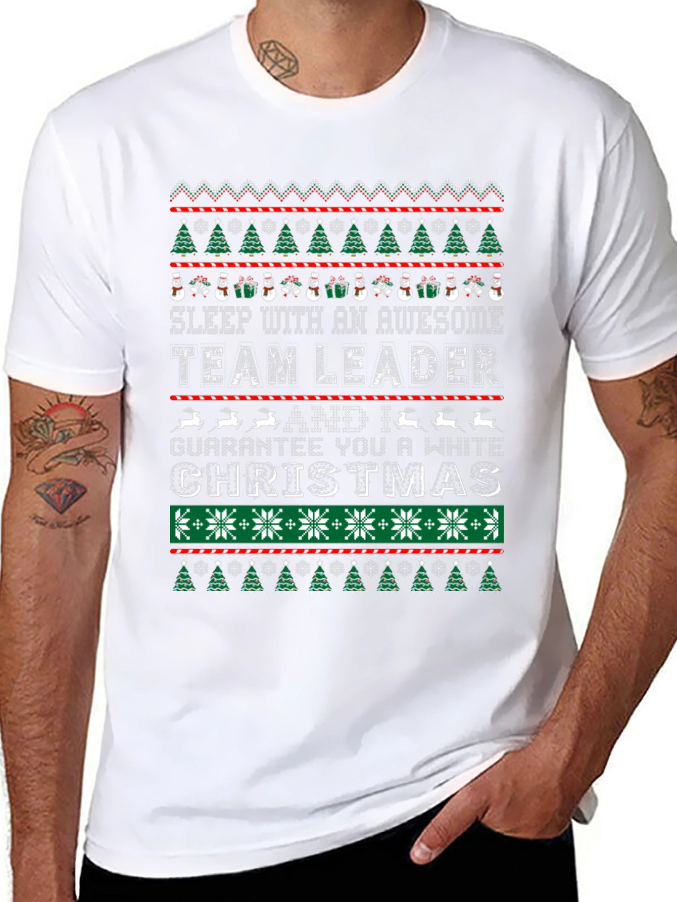 Team Leader Ugly Christmas T-Shirt