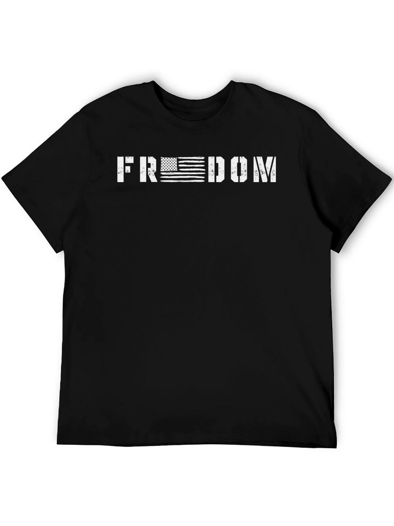 Freedom Graphic Tee - American Flag Patriotic T-Shirt