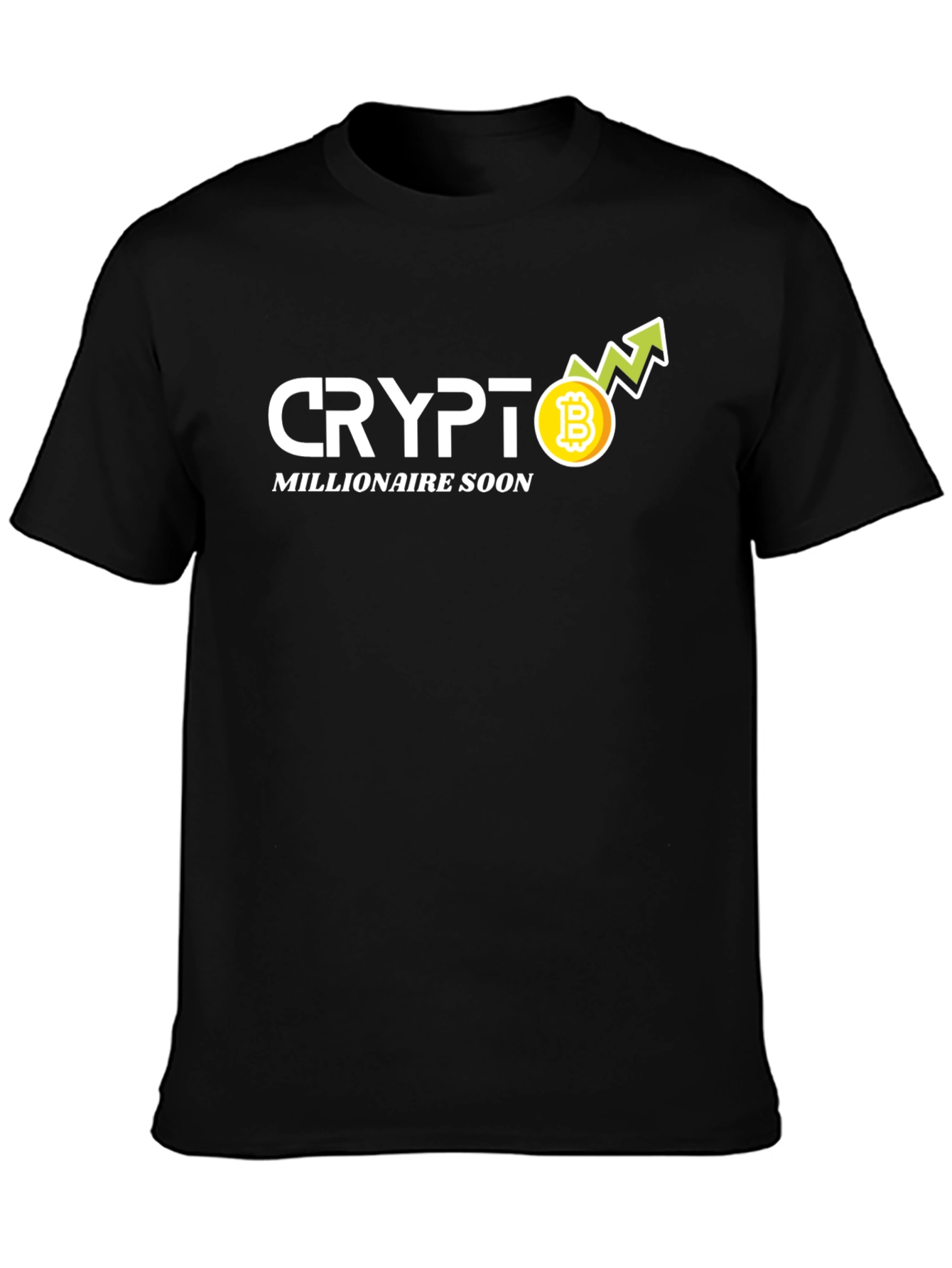 Crypto Millionaire Soon T-Shirt - Black