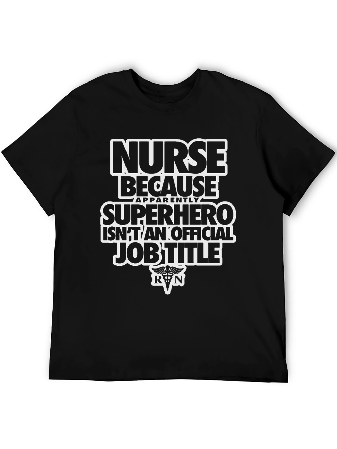 Nurse Superhero Job Title T-Shirt