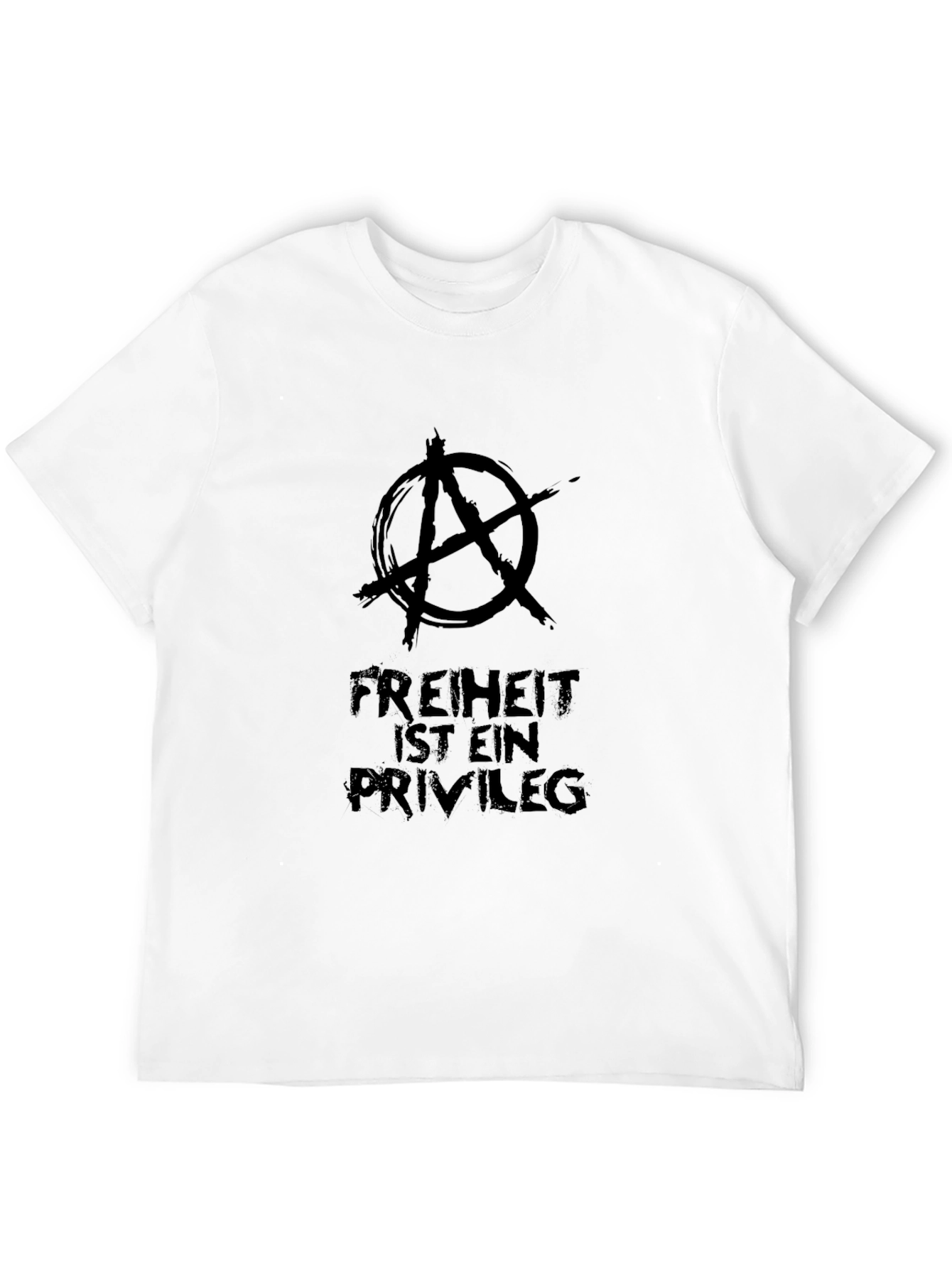 Freiheit Ist Ein Privileg Black Graphic Tee