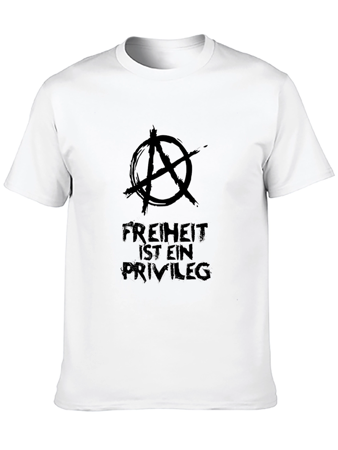 Freiheit Ist Ein Privileg Black Graphic Tee