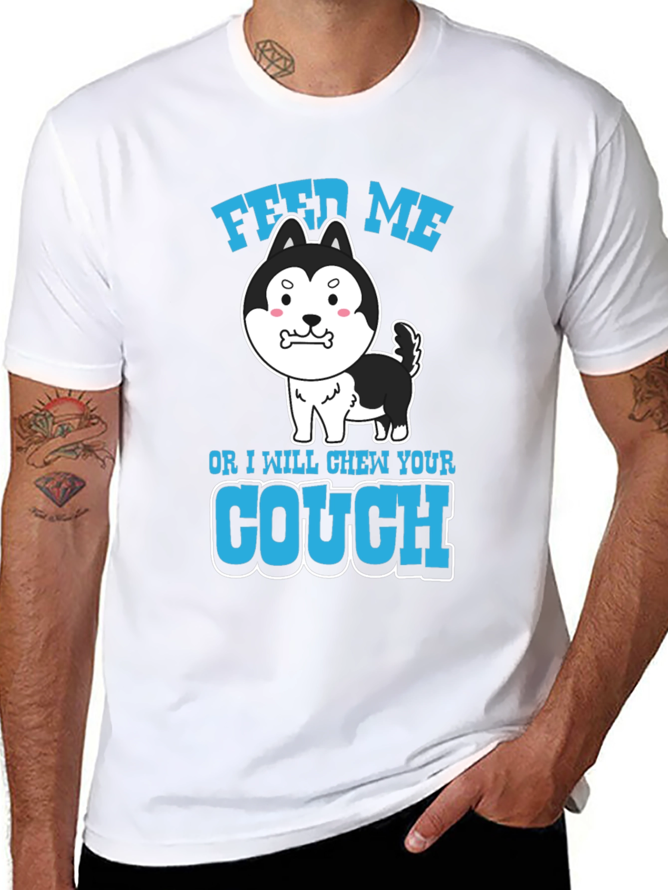 Feed Me or I Chew Your Couch T-Shirt